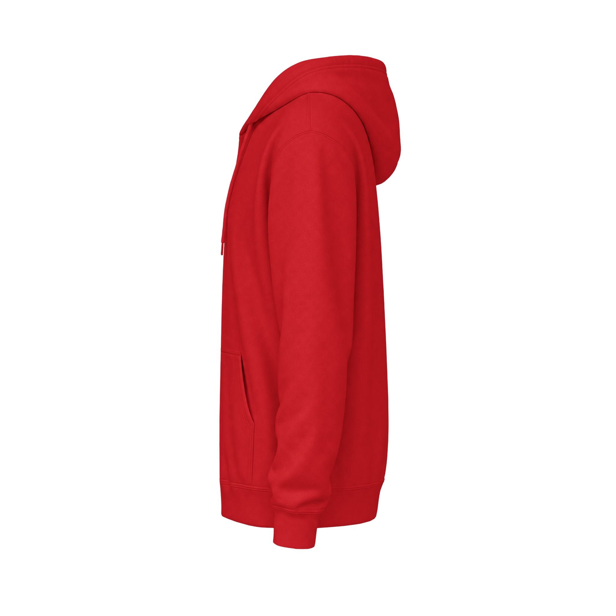 Classic White Fleece Hoodie – Soft Midweight Pullover