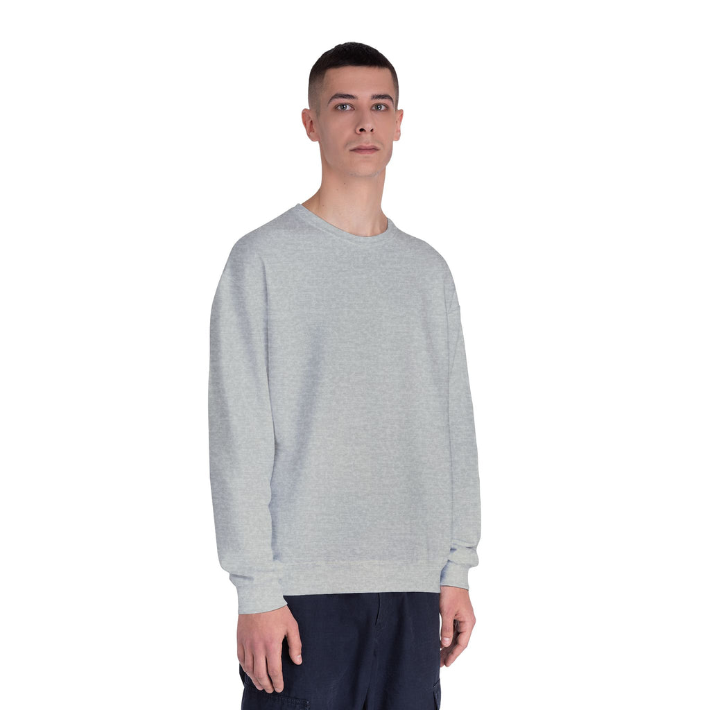 Classic White Crewneck Sweatshirt — Unisex Pullover