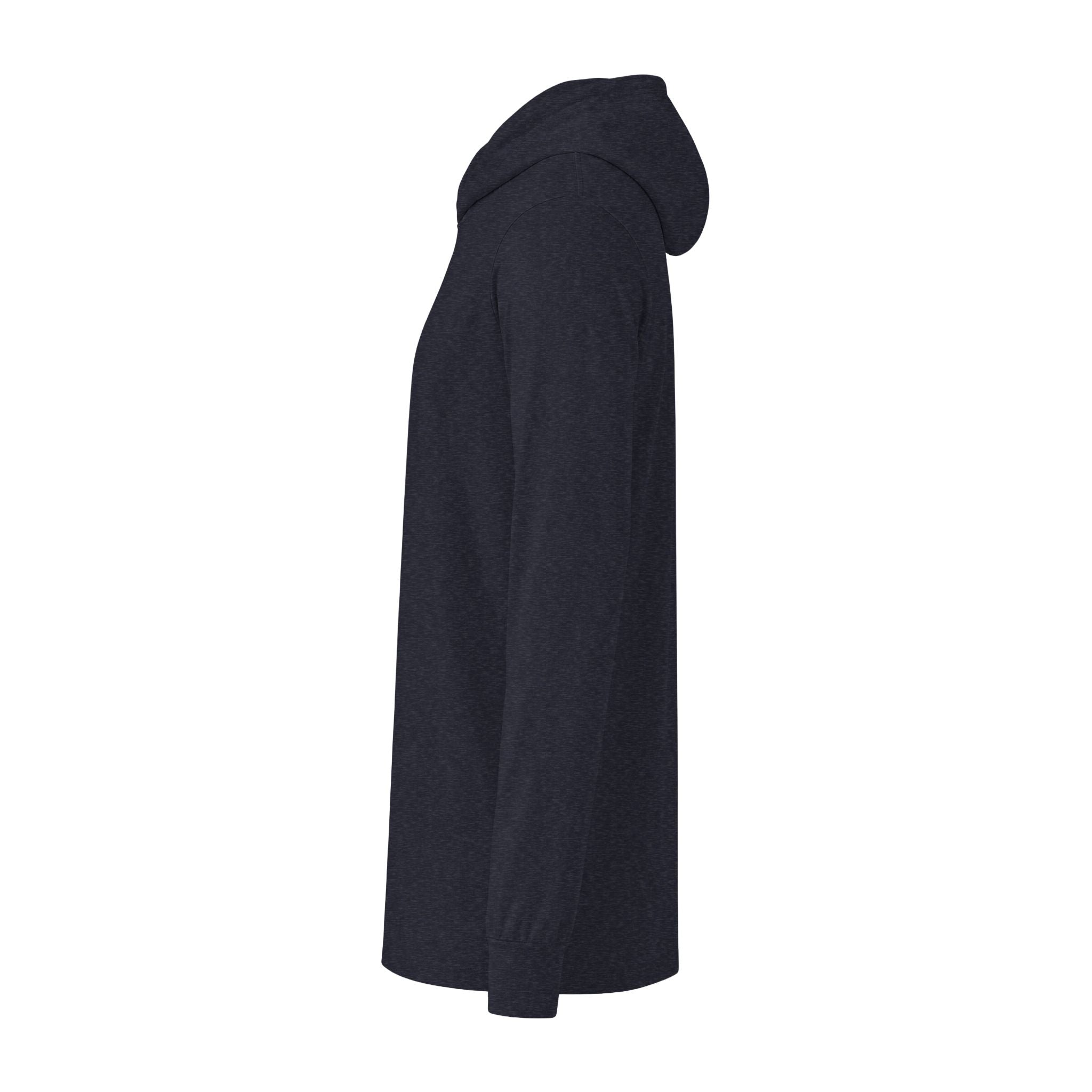 Hooded Long Sleeve Tee — Lightweight White Hooded Tee