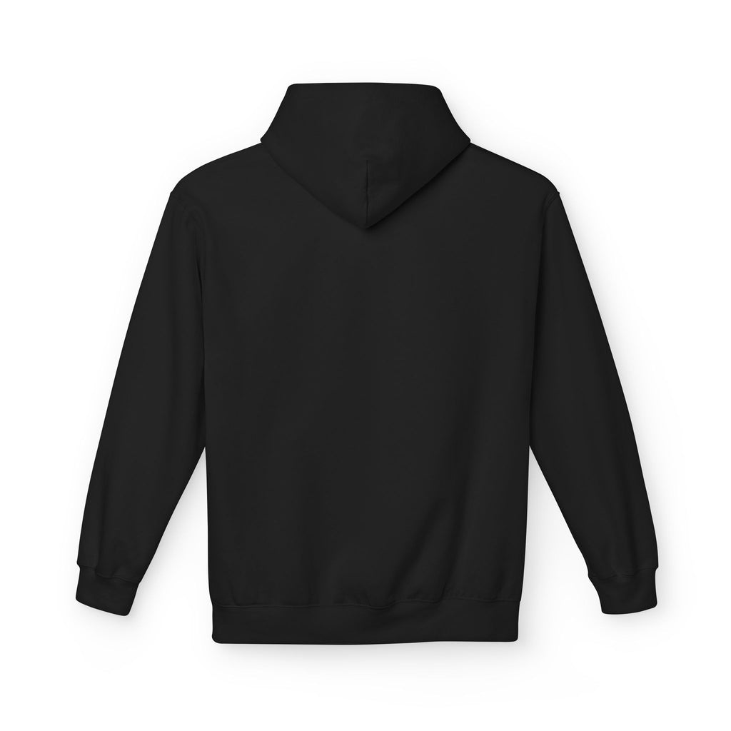 Classic White Fleece Hoodie – Soft Midweight Pullover