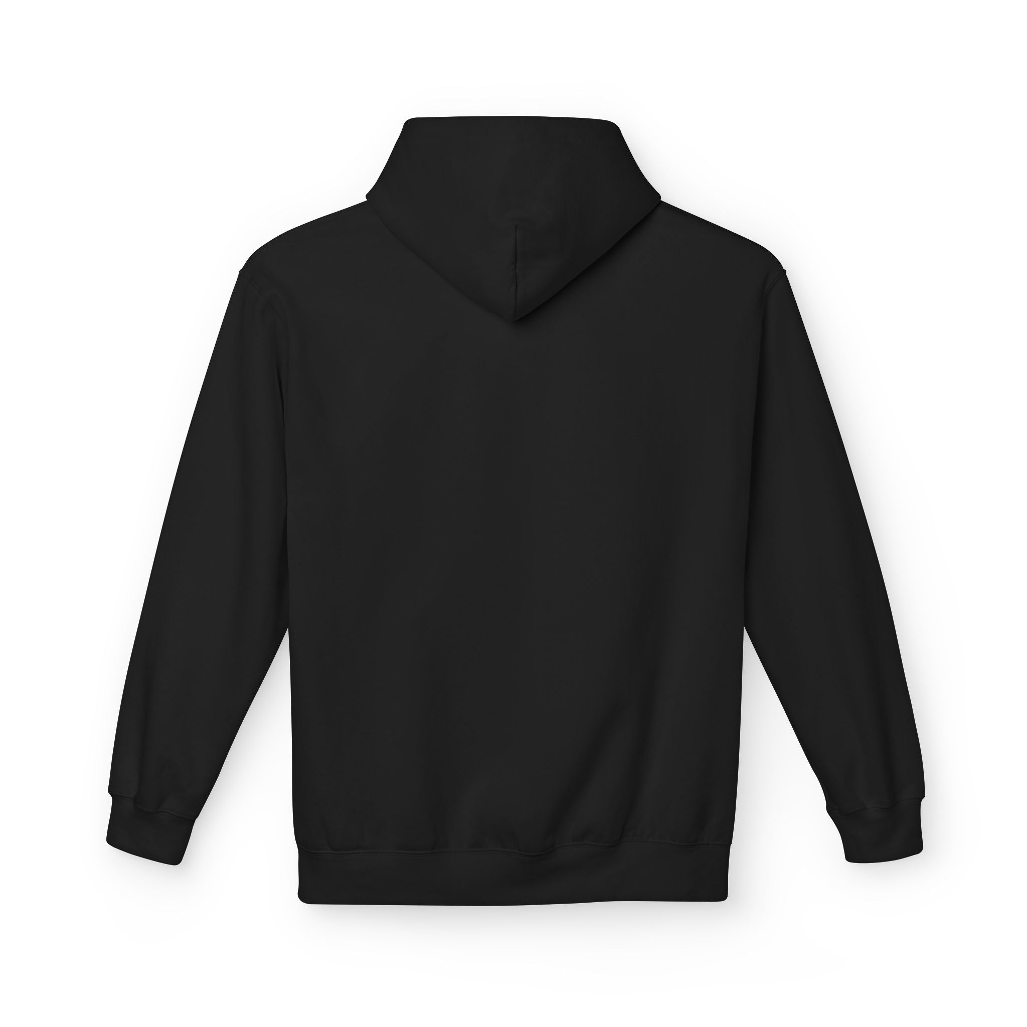 Classic White Fleece Hoodie – Soft Midweight Pullover