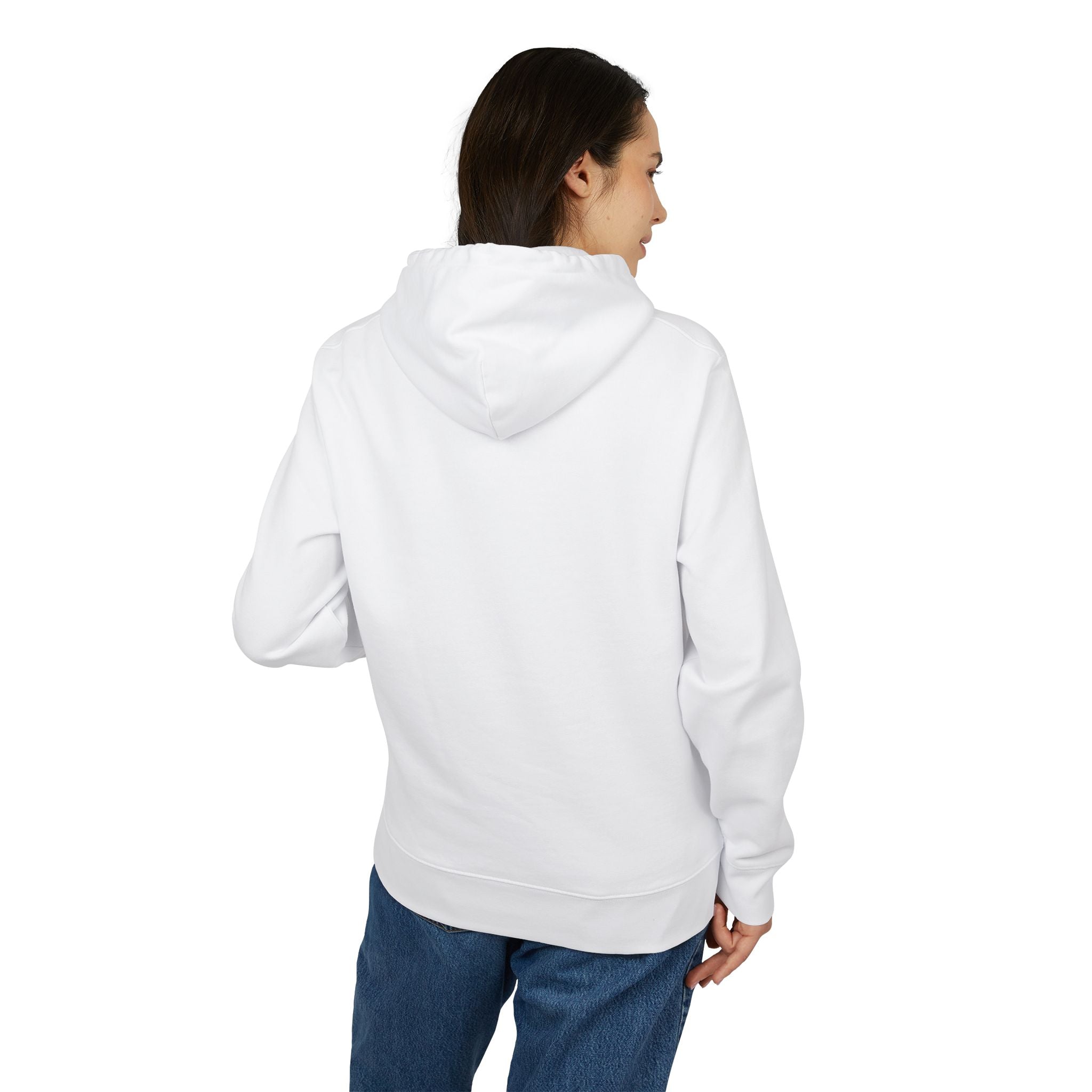 Classic White Hoodie – Lightweight Everyday Pullover