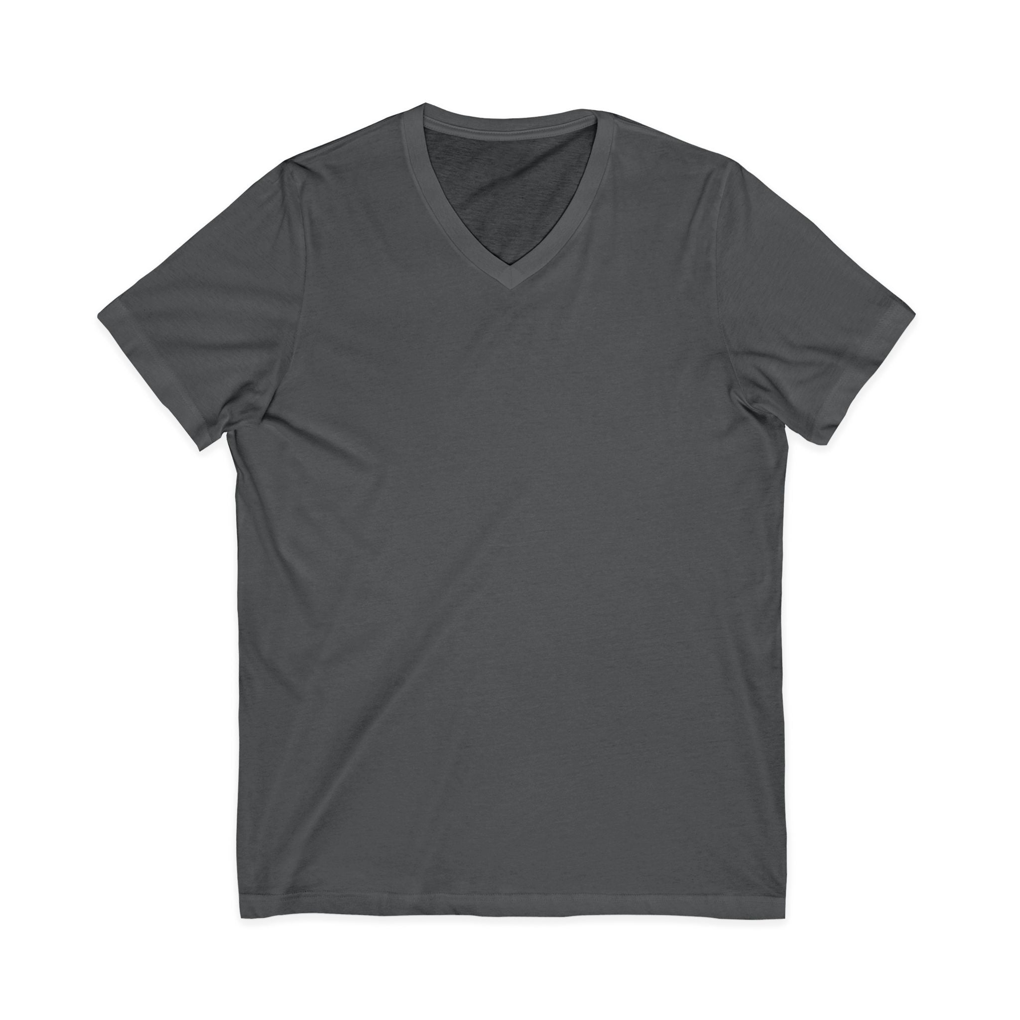 V-Neck Jersey Tee — Classic White Short Sleeve T-Shirt