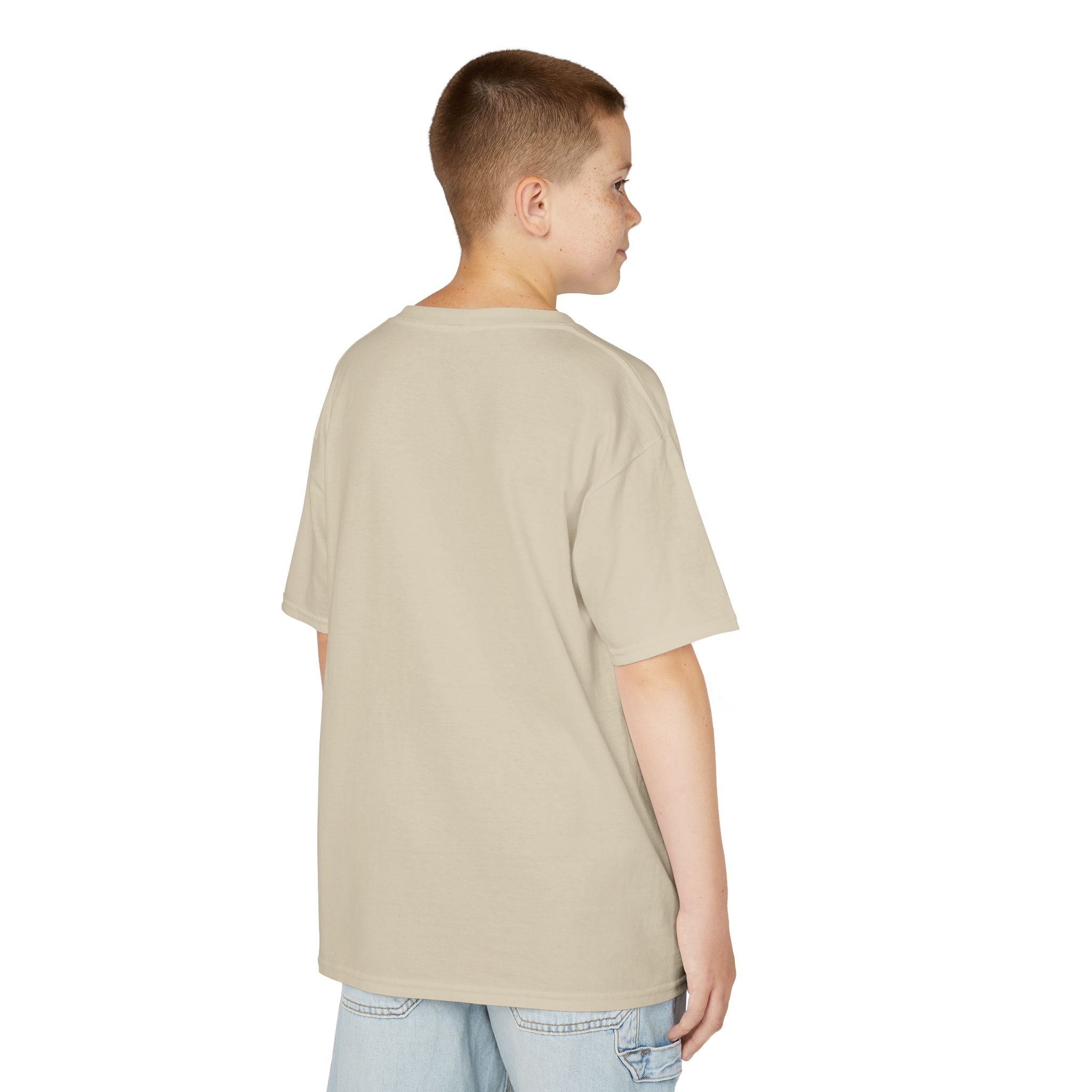 Kids T-Shirt — Plain White Heavy Cotton Tee for Boys & Girls