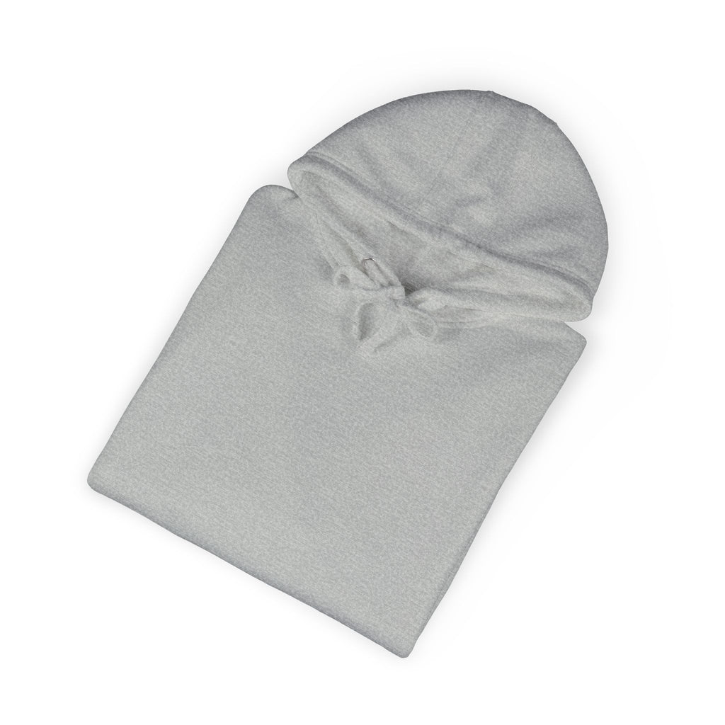 White Fleece Hoodie – Minimal Classic Pullover Hooded Sweatshirt