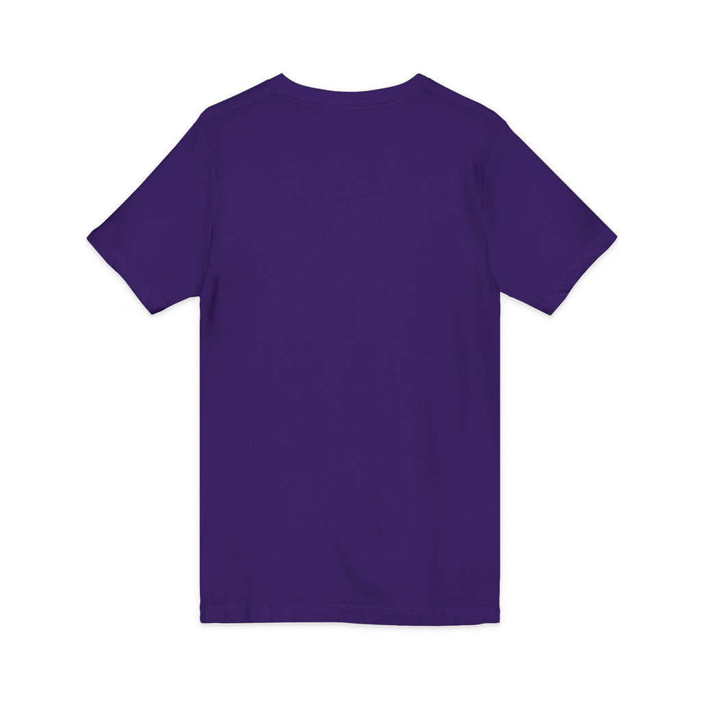 V-Neck Jersey Tee — Classic White Short Sleeve T-Shirt