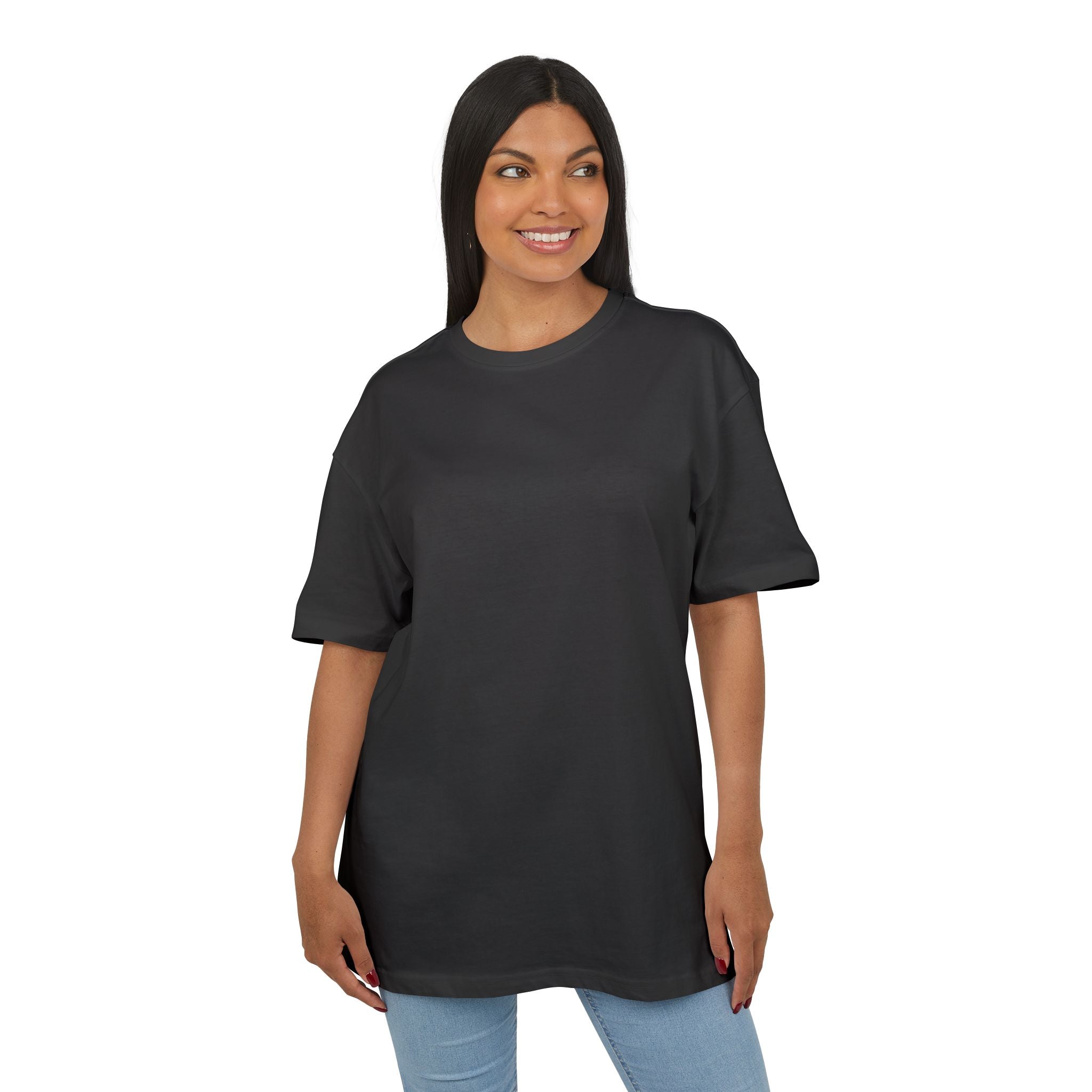 Oversized White Tee — Minimal Blank Heavy Cotton Oversize Shirt