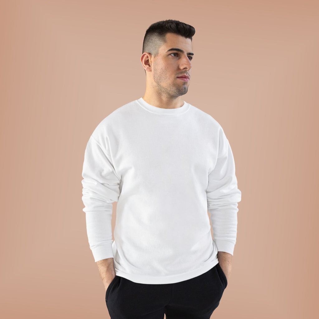Classic White Crewneck Sweatshirt