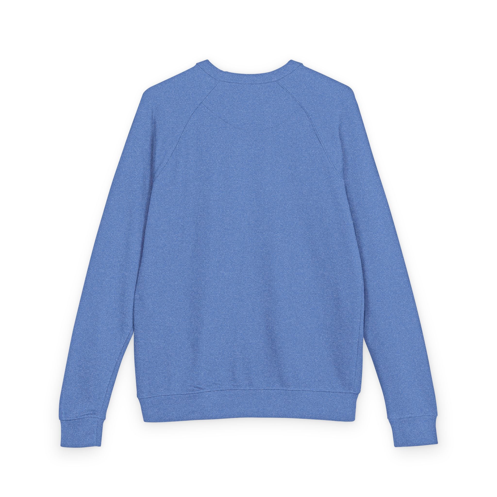 Heather Charcoal Raglan Crewneck Sweatshirt — Lightweight French Terry Pullover