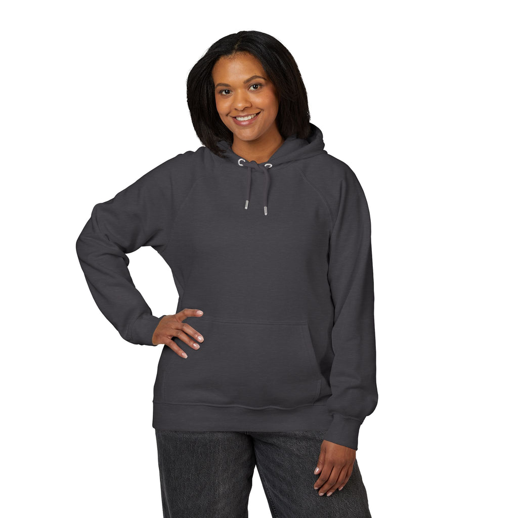Eco Raglan Hoodie — Embroidered Sustainable Pullover