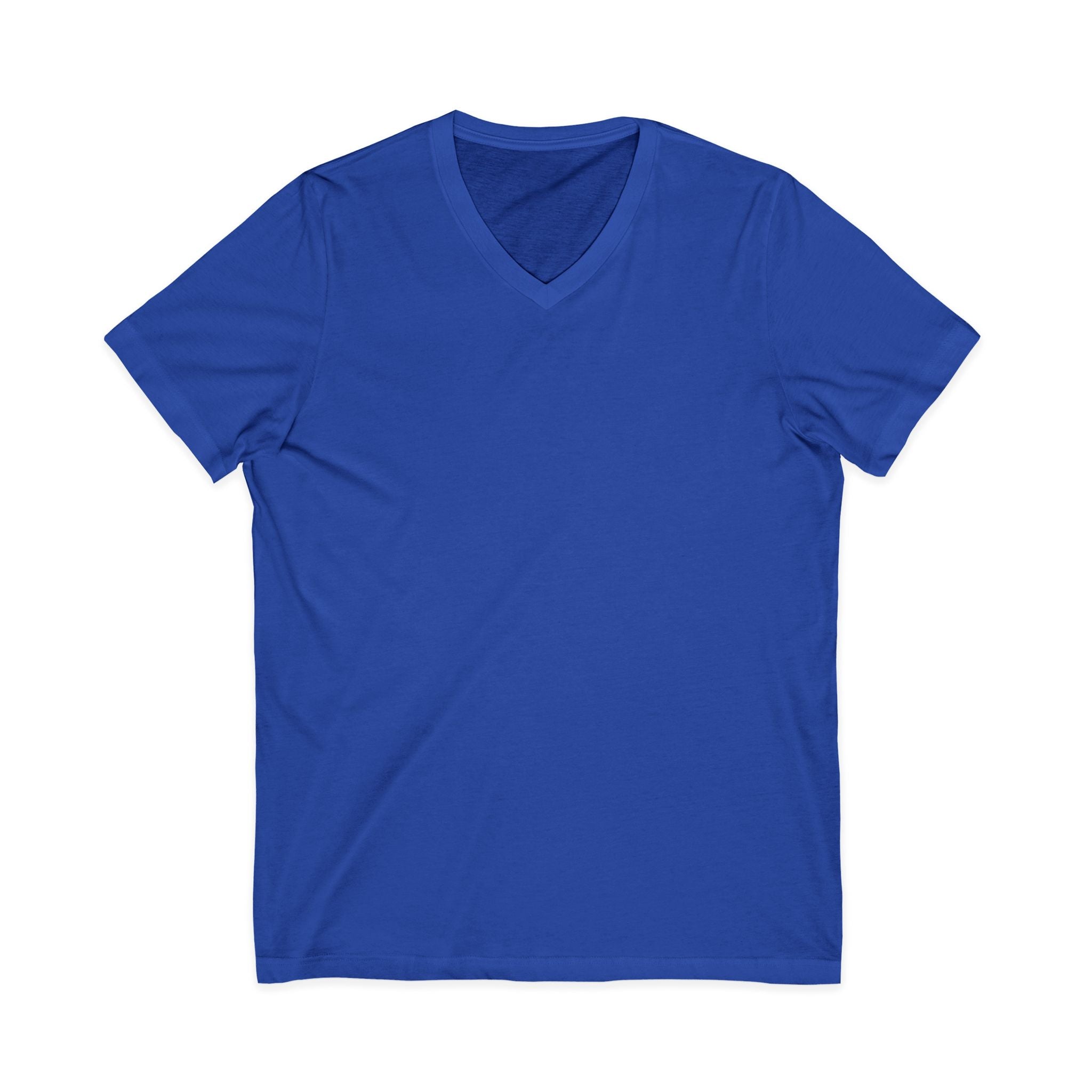 V-Neck Jersey Tee — Classic White Short Sleeve T-Shirt