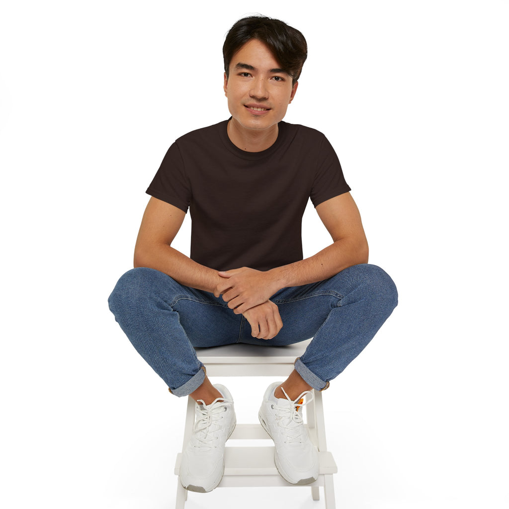 Classic White Cotton Tee - Plain Crewneck Shirt