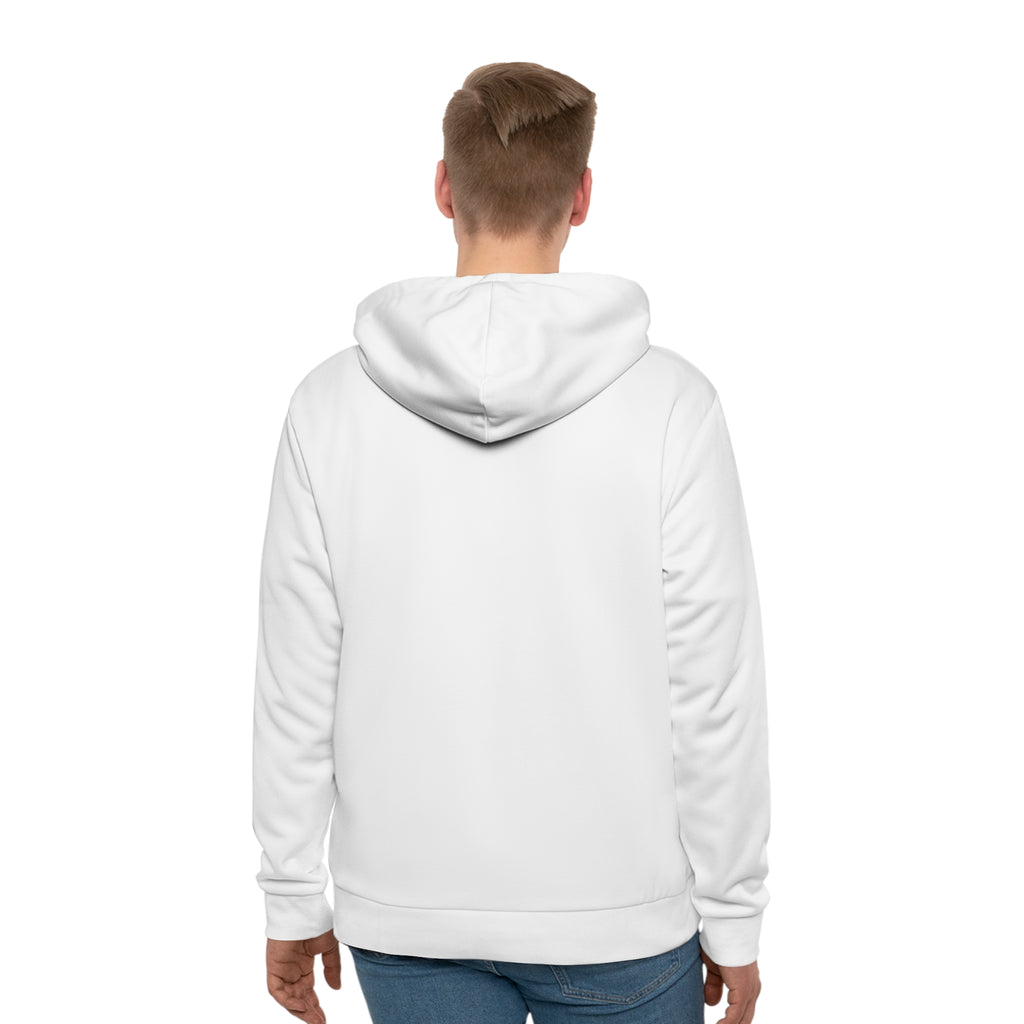 Men's Hoodie - Classic White Pullover Hooded Sweatshirt