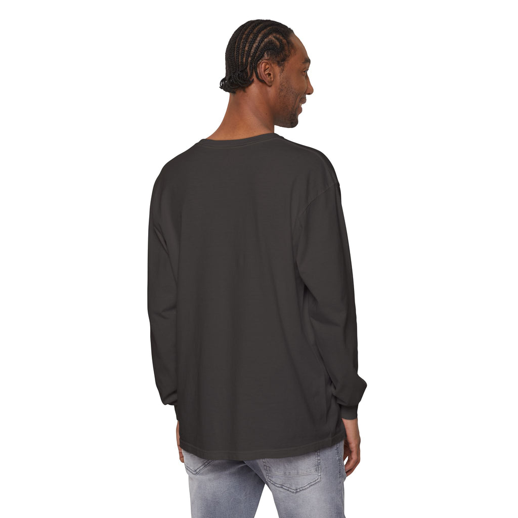 Long Sleeve T-Shirt — Classic White Garment-Dyed Tee