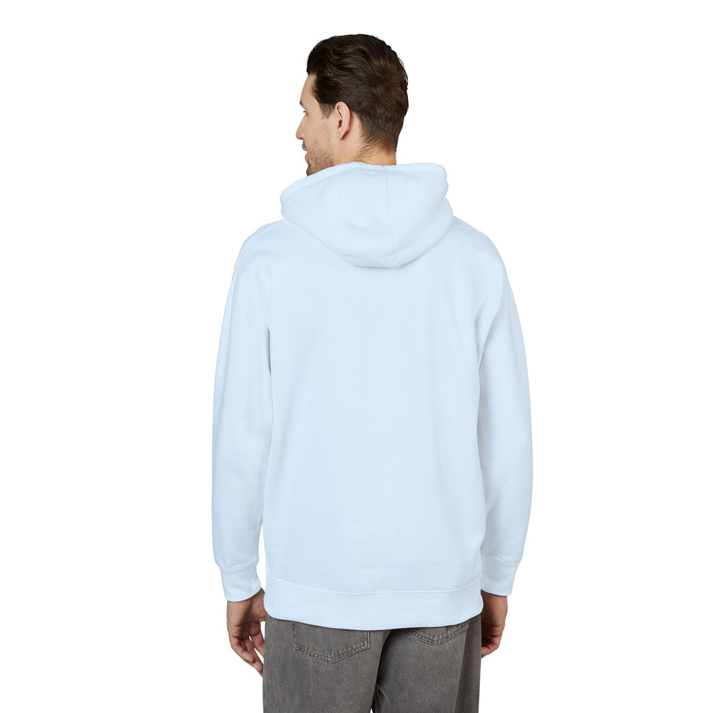 White Fleece Hoodie – Minimal Classic Pullover Hooded Sweatshirt