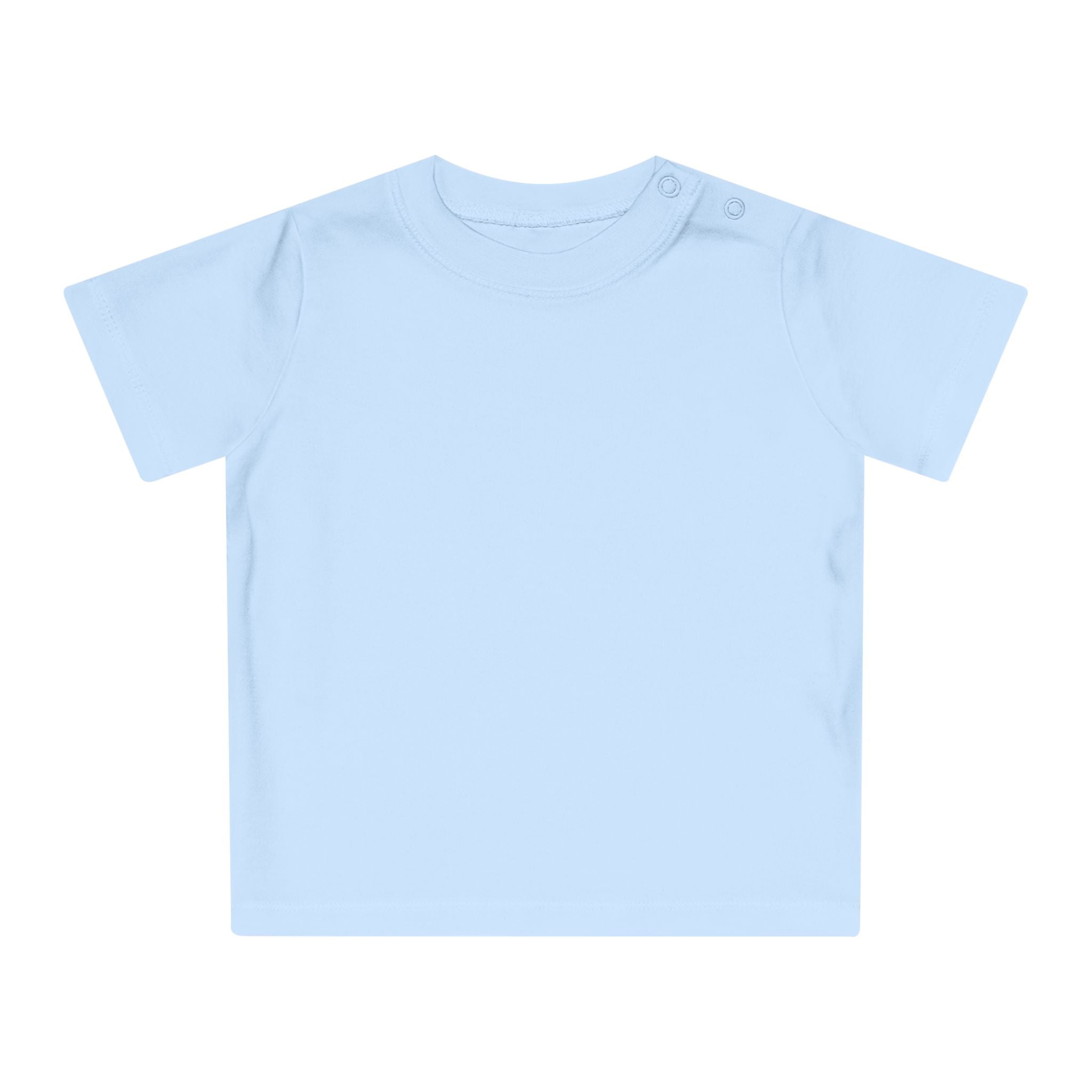 Cute Plain Baby T-Shirt — Soft White Infant Tee