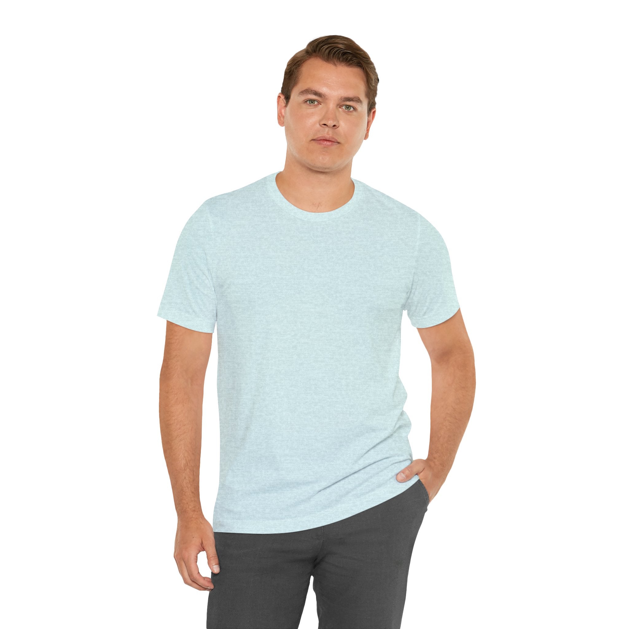 White Short Sleeve Tee — Minimal Classic Crewneck T-Shirt