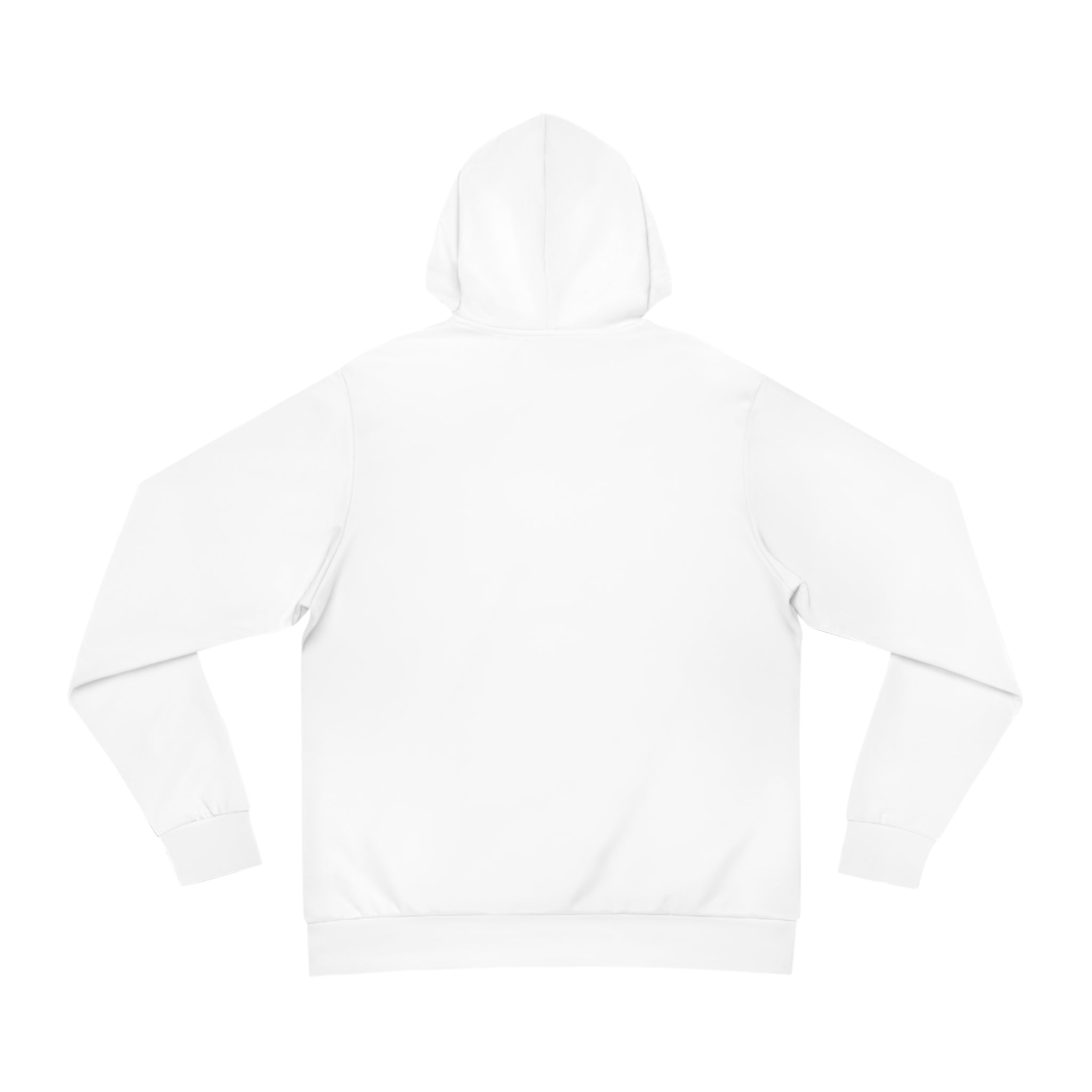 All-Over Print Fashion Hoodie – Customizable Blank White Streetwear Pullover