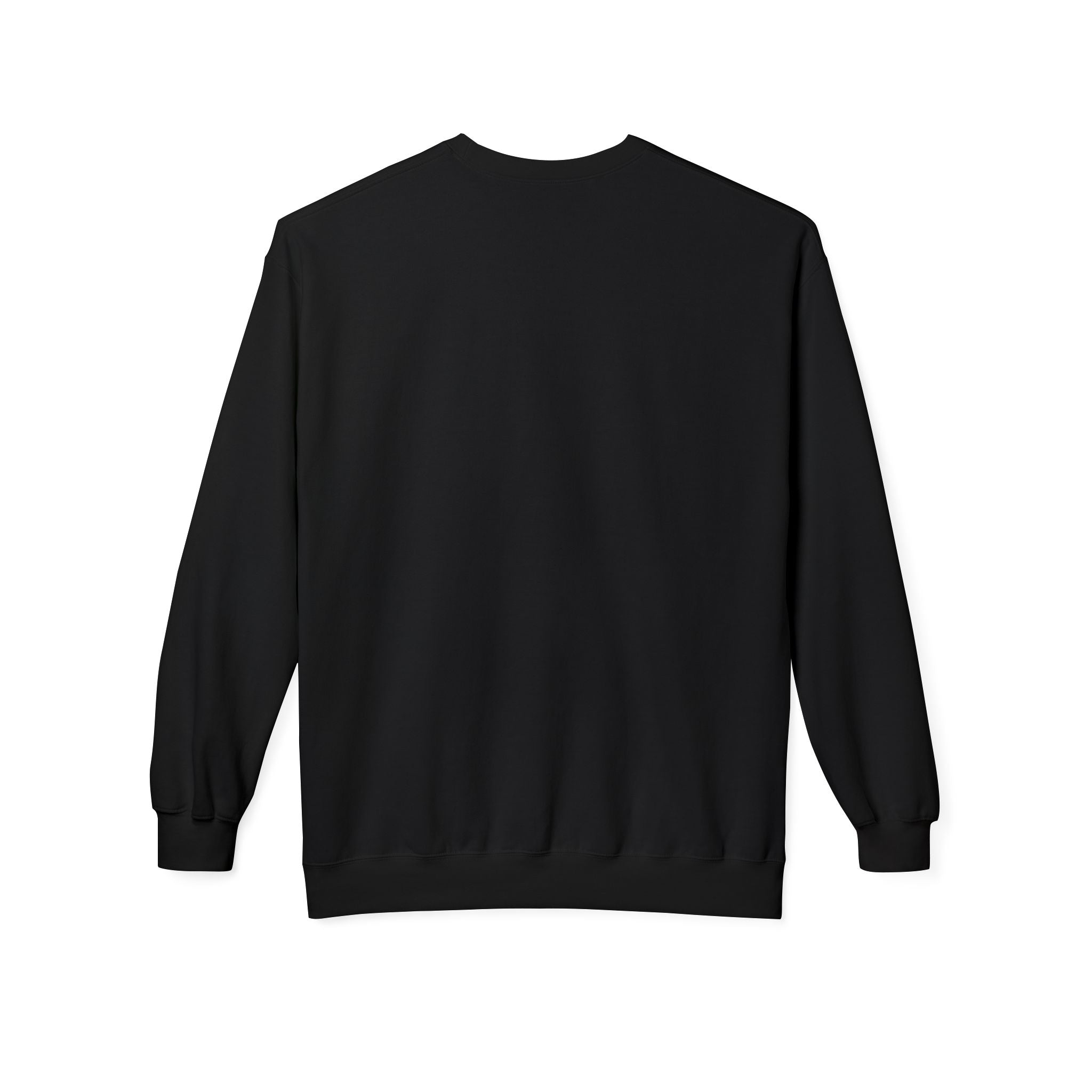 Classic White Crewneck Sweatshirt — Unisex Midweight Fleece