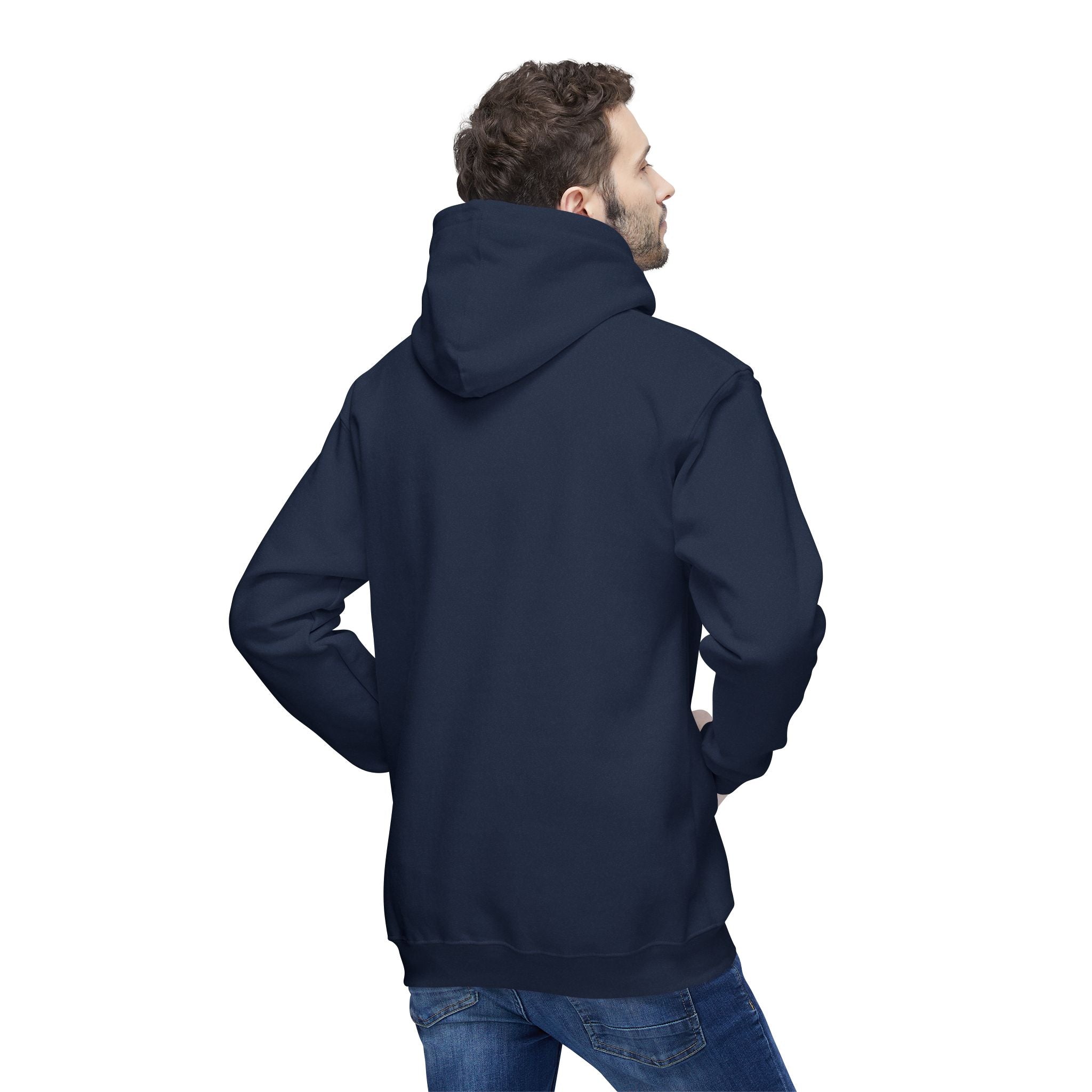 Classic White Hoodie — Made in USA Unisex Hooded Sweatshirt