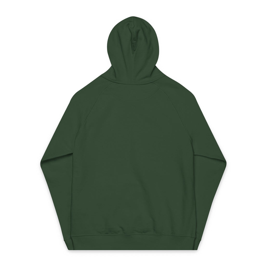 Eco Raglan Hoodie — Embroidered Sustainable Pullover
