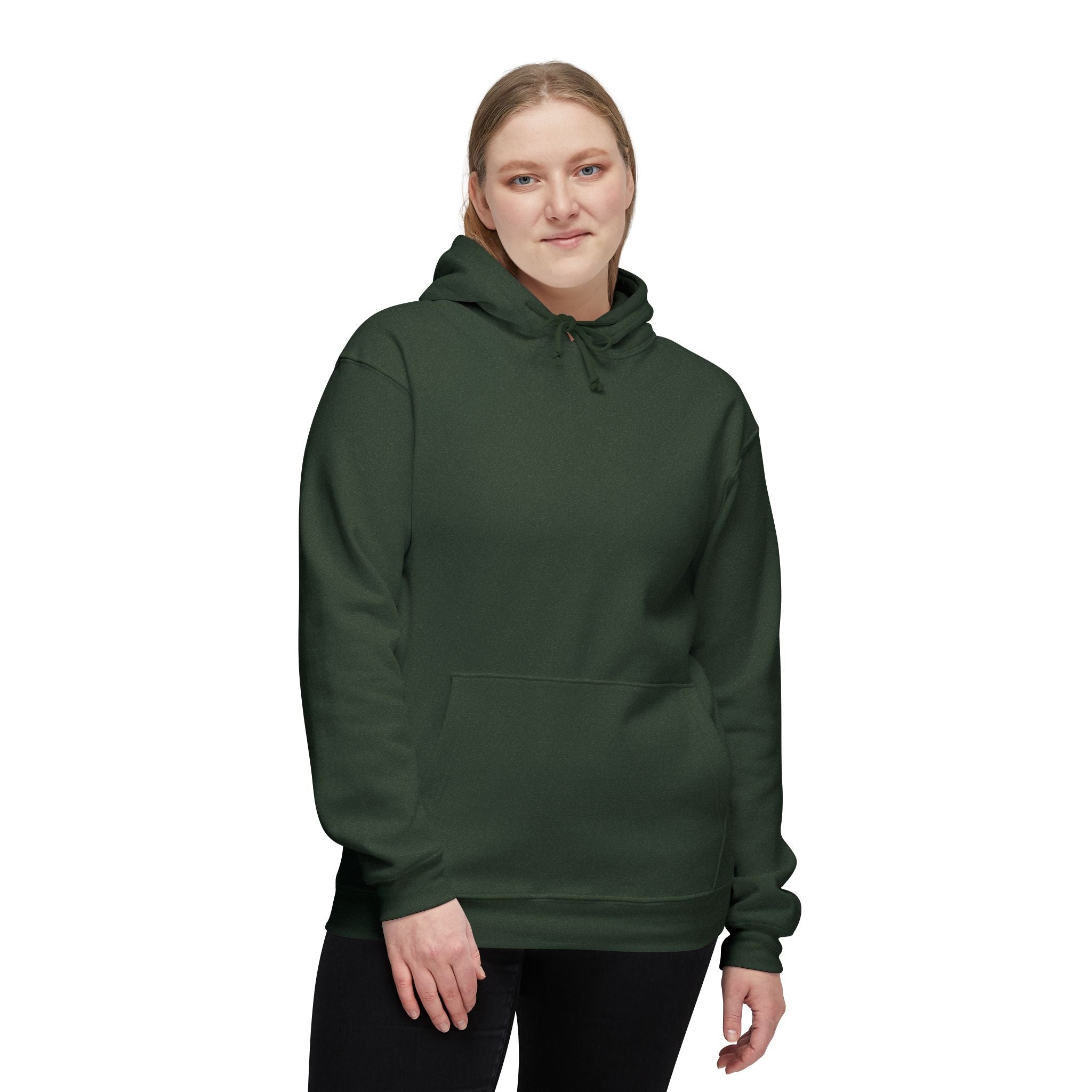 Classic White Hoodie — Made in USA Unisex Hooded Sweatshirt