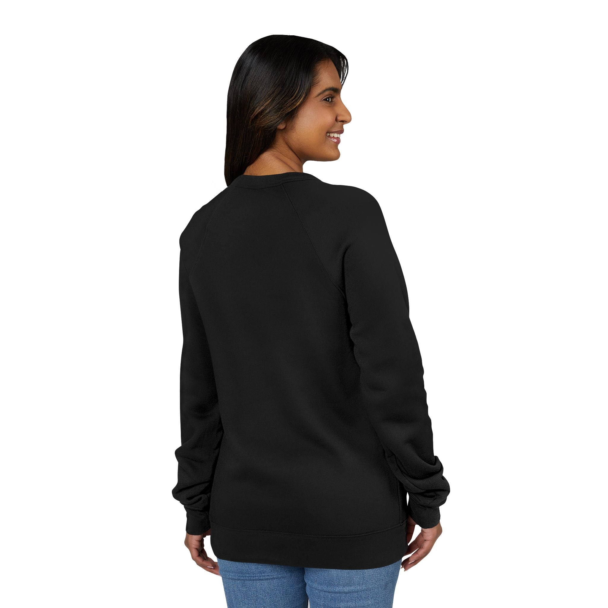 Classic Black Raglan Sweatshirt