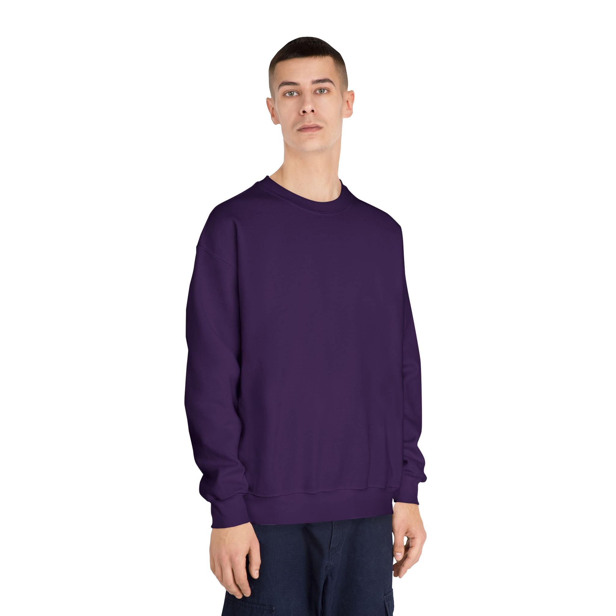 Classic White Crewneck Sweatshirt