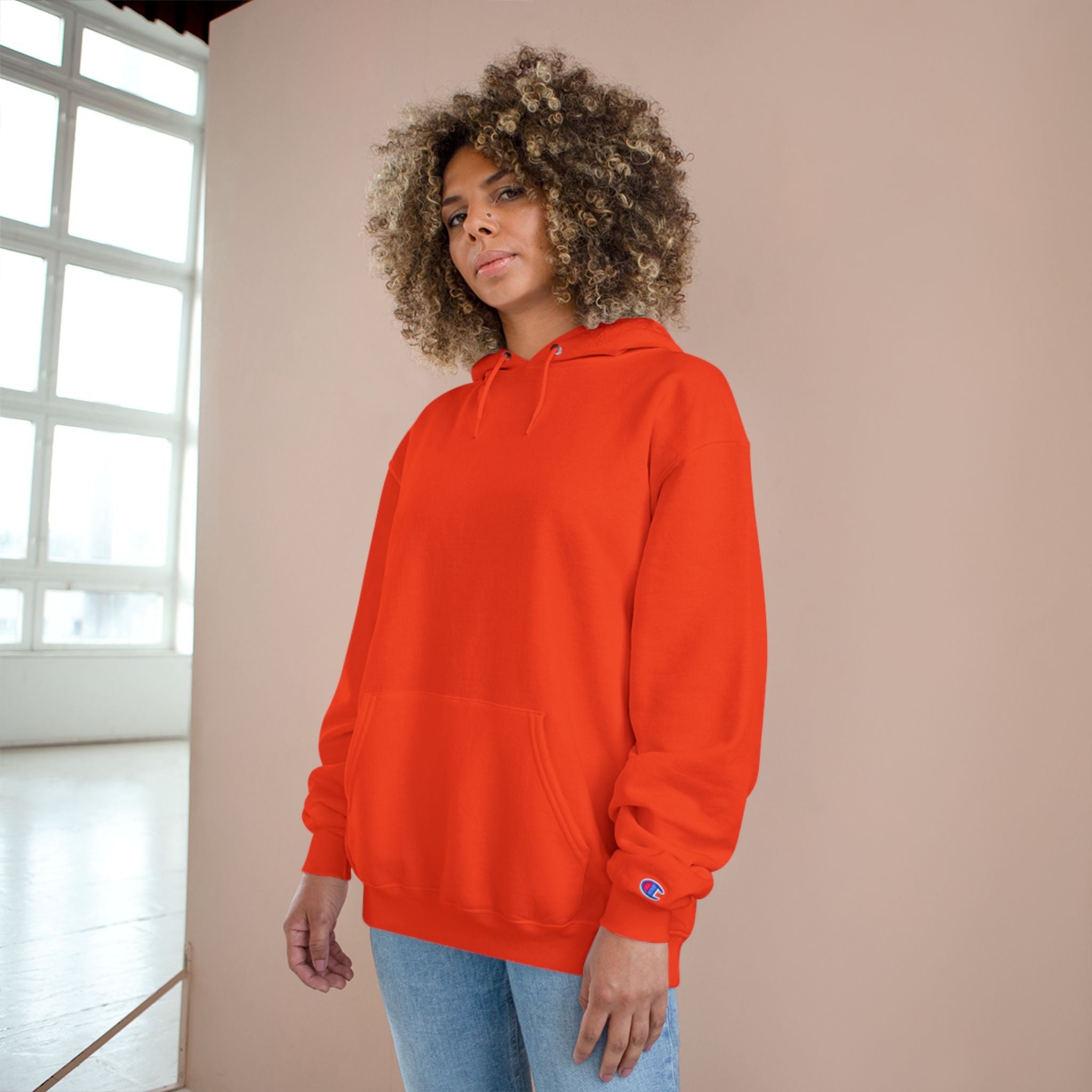 Classic White Champion Hoodie — Comfortable Everyday Pullover