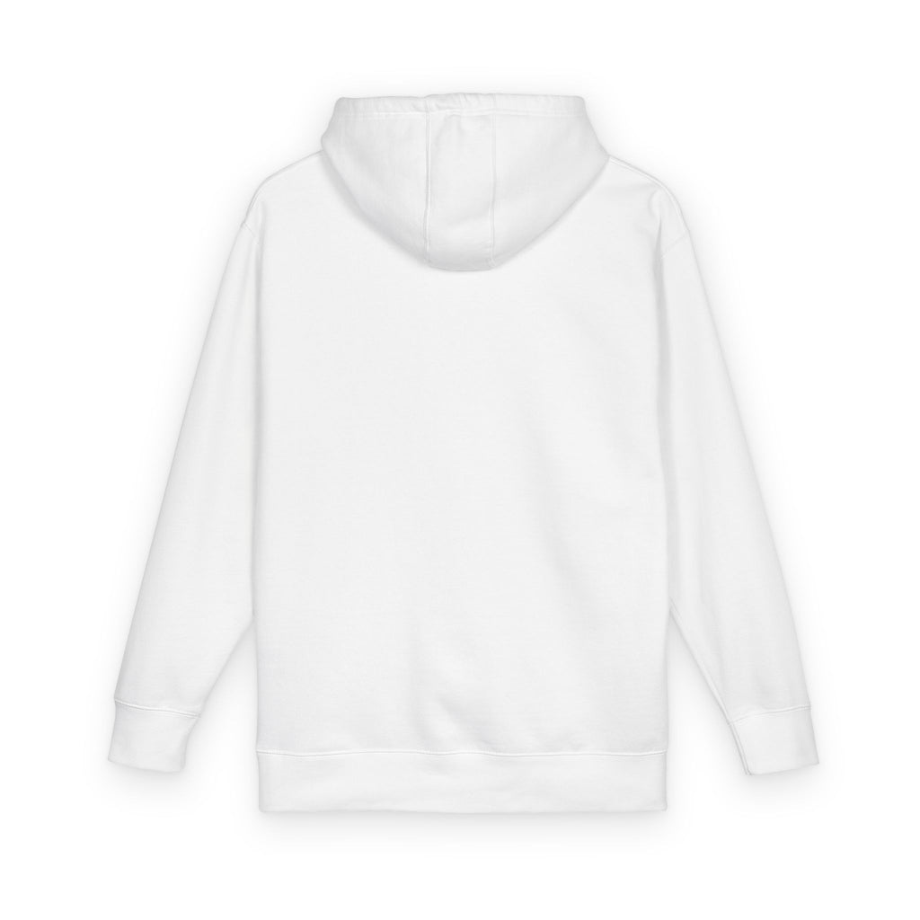 White Fleece Hoodie – Minimal Classic Pullover Hooded Sweatshirt