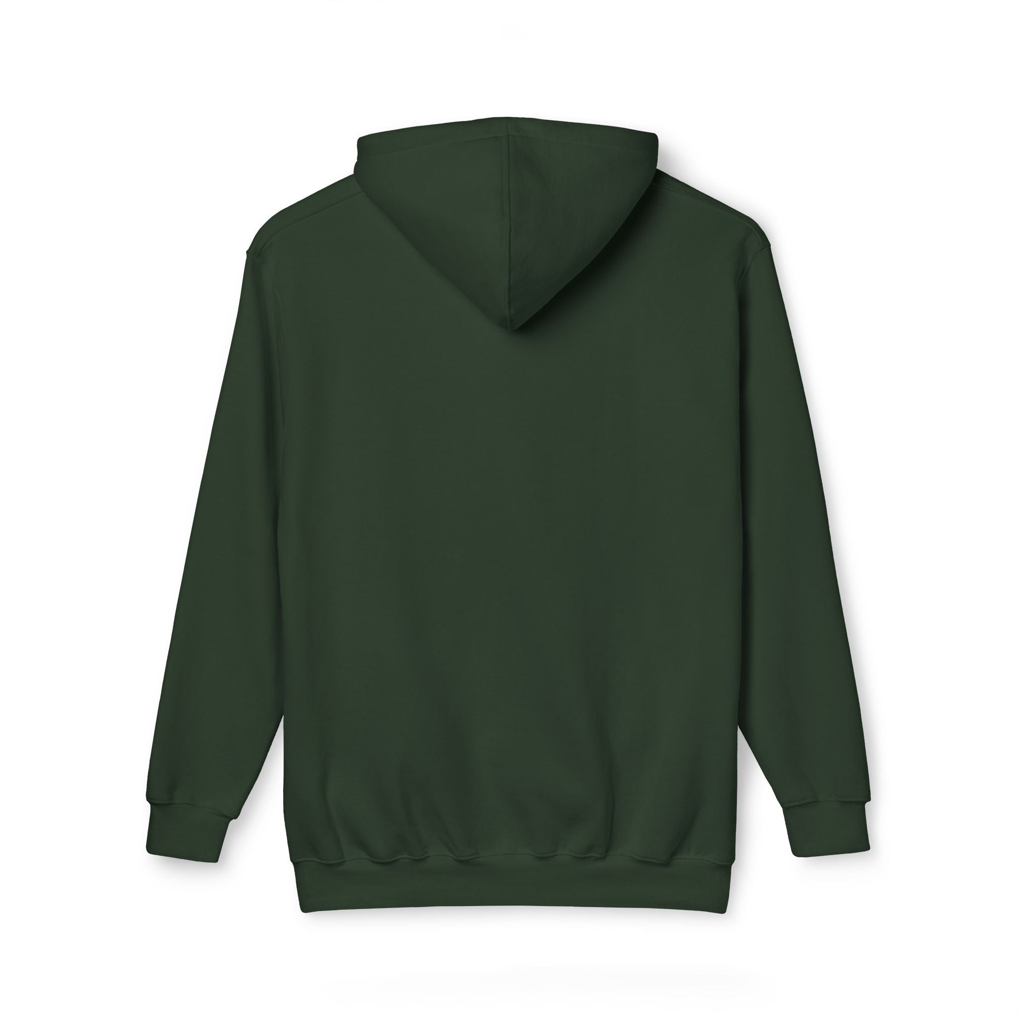 Classic White Hoodie — Made in USA Unisex Hooded Sweatshirt