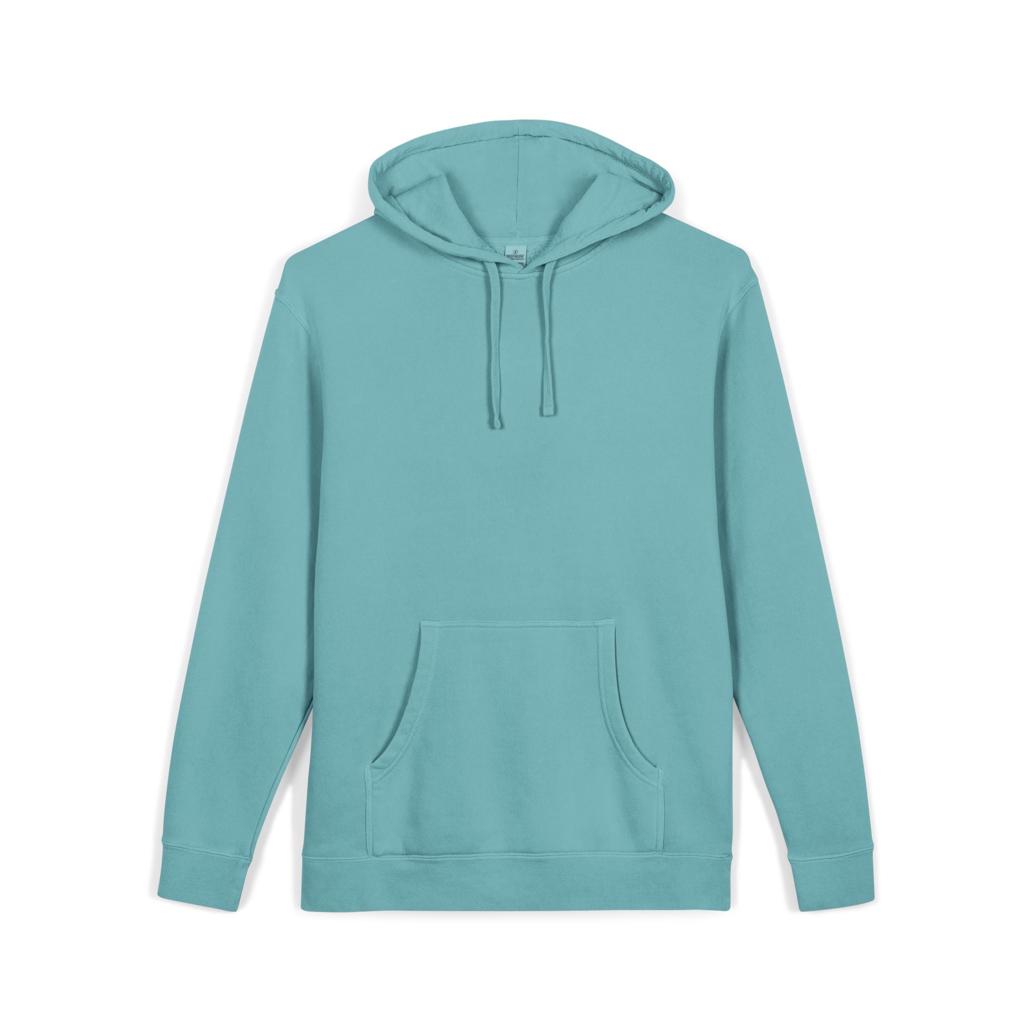Pigment-Dyed Hoodie — Washed Blush Pullover Hooded Sweatshirt