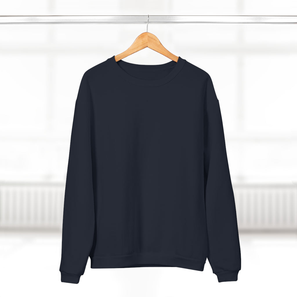 Classic White Crewneck Sweatshirt — Minimal Everyday Pullover