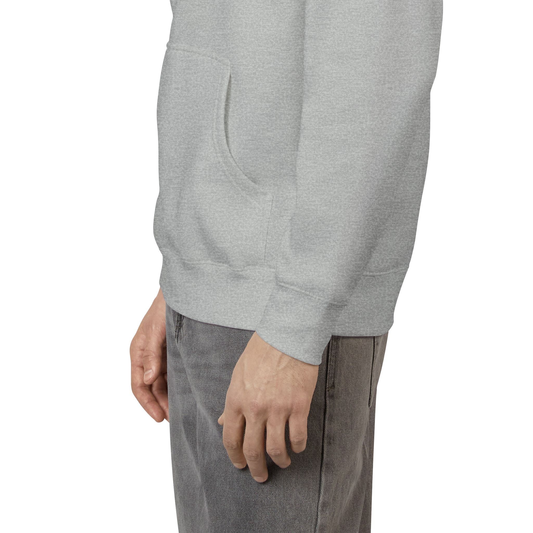 White Fleece Hoodie – Minimal Classic Pullover Hooded Sweatshirt