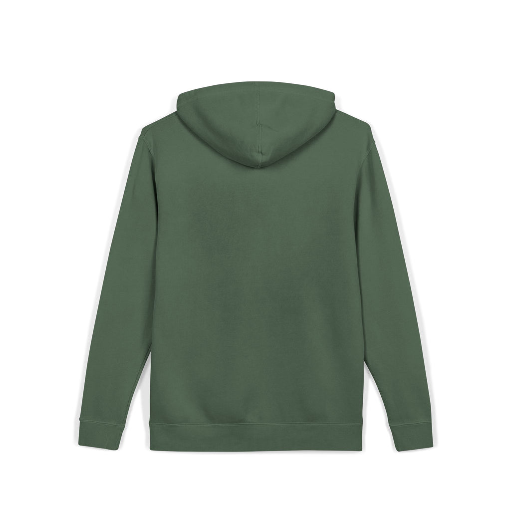 Pigment-Dyed Hoodie — Washed Blush Pullover Hooded Sweatshirt