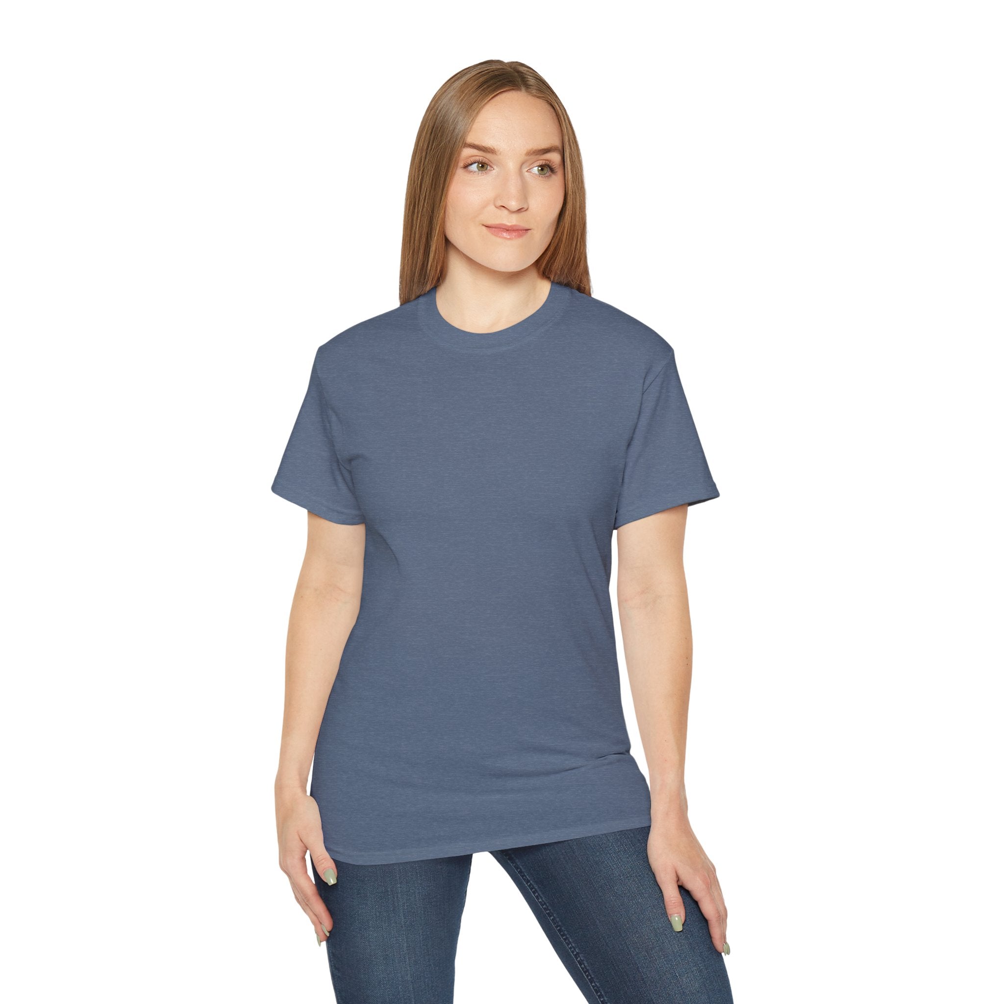 Classic White Cotton Tee - Plain Crewneck Shirt