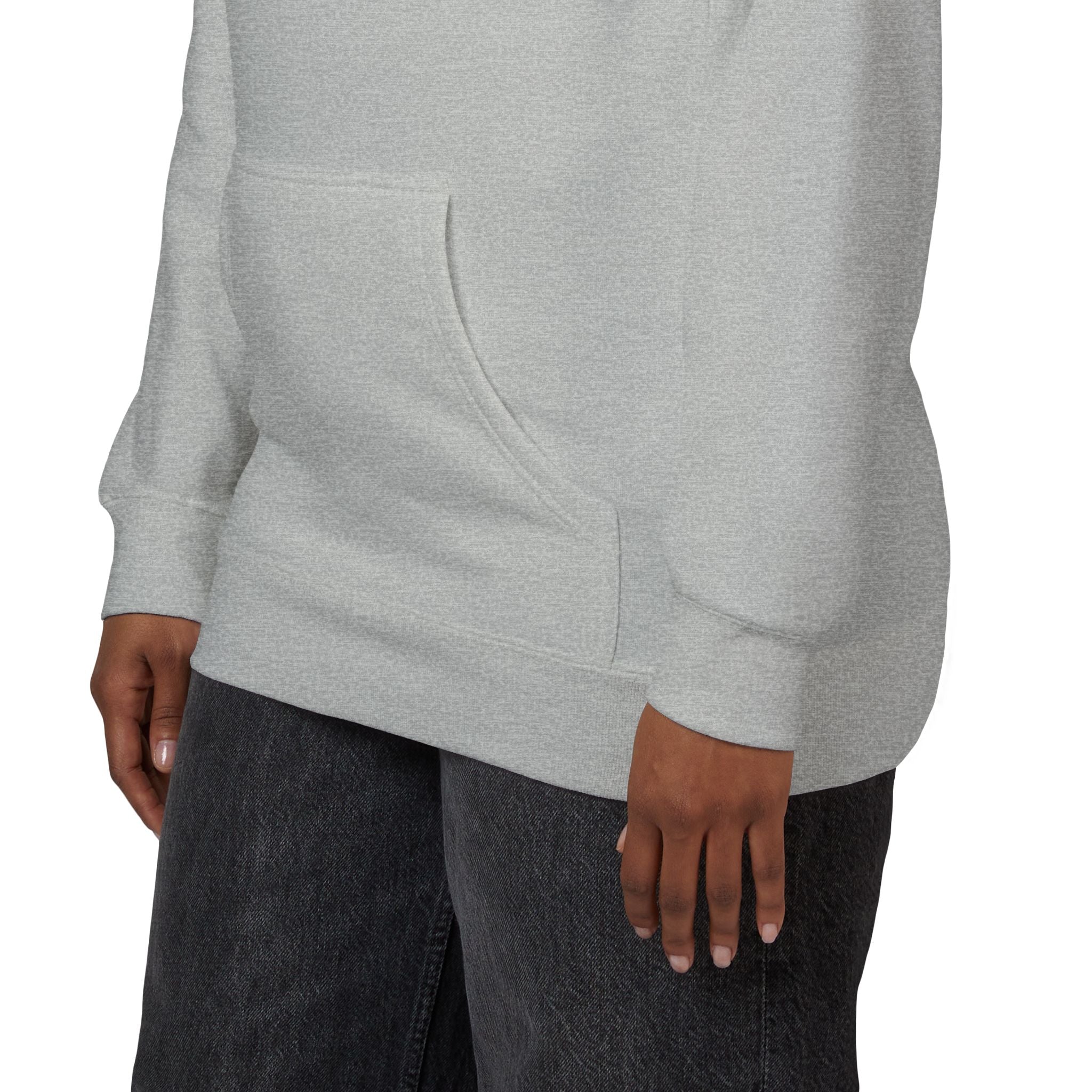 White Fleece Hoodie – Minimal Classic Pullover Hooded Sweatshirt