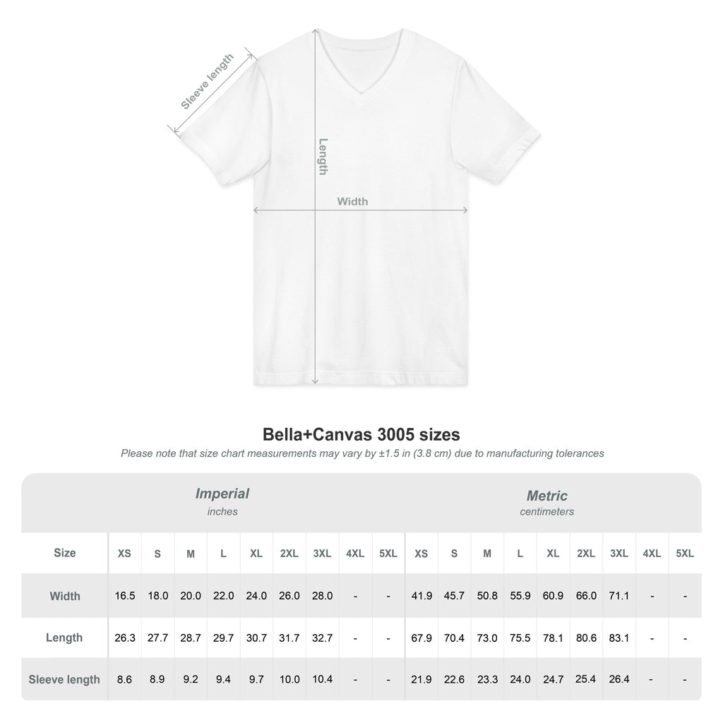 V-Neck Jersey Tee — Classic White Short Sleeve T-Shirt