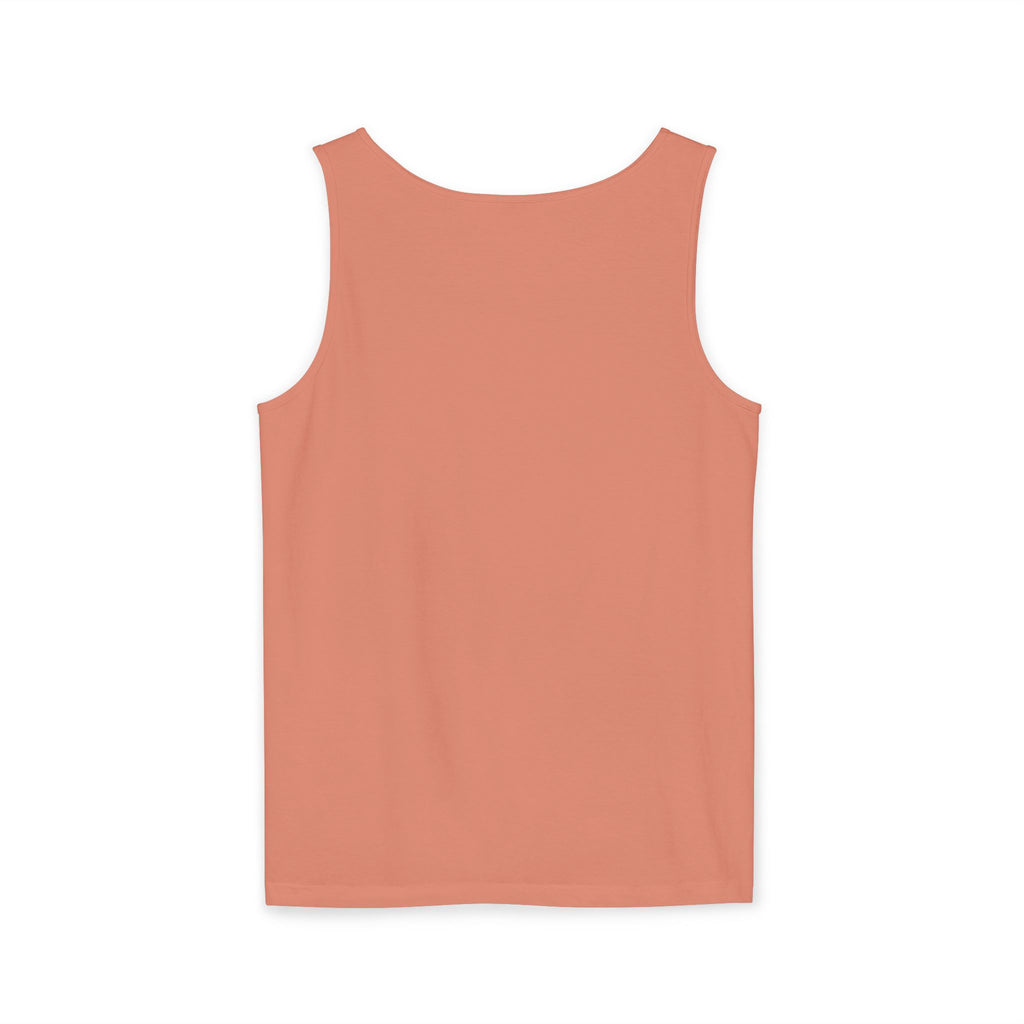 Plain White Tank Top — Lightweight Unisex Garment-Dyed Sleeveless Tee