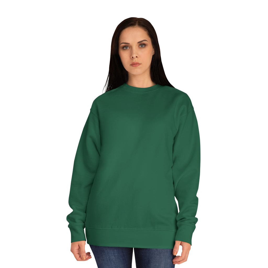 Crewneck Sweatshirt – Classic Coral Crew Sweatshirt, Cozy Everyday Pullover