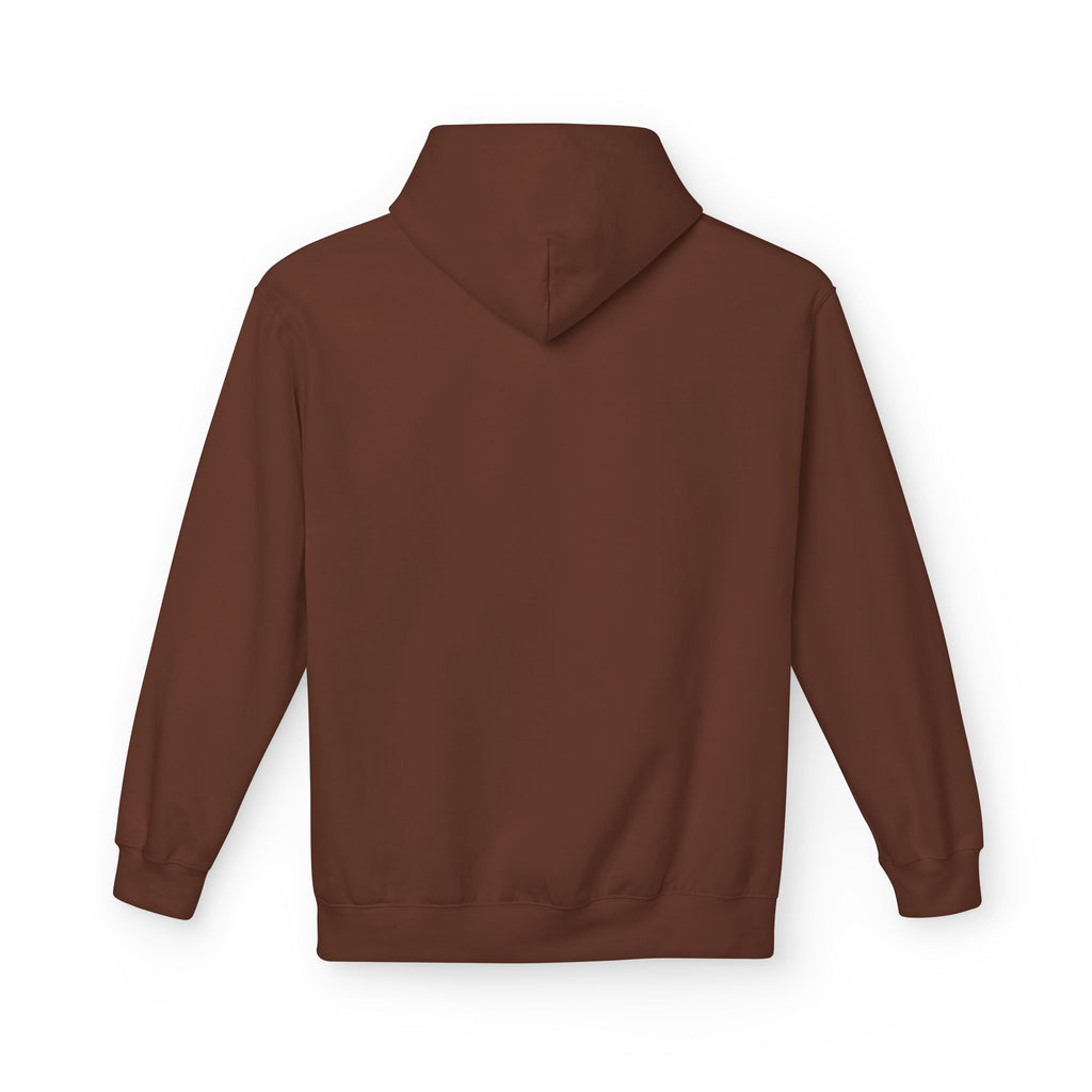 Classic White Fleece Hoodie – Soft Midweight Pullover