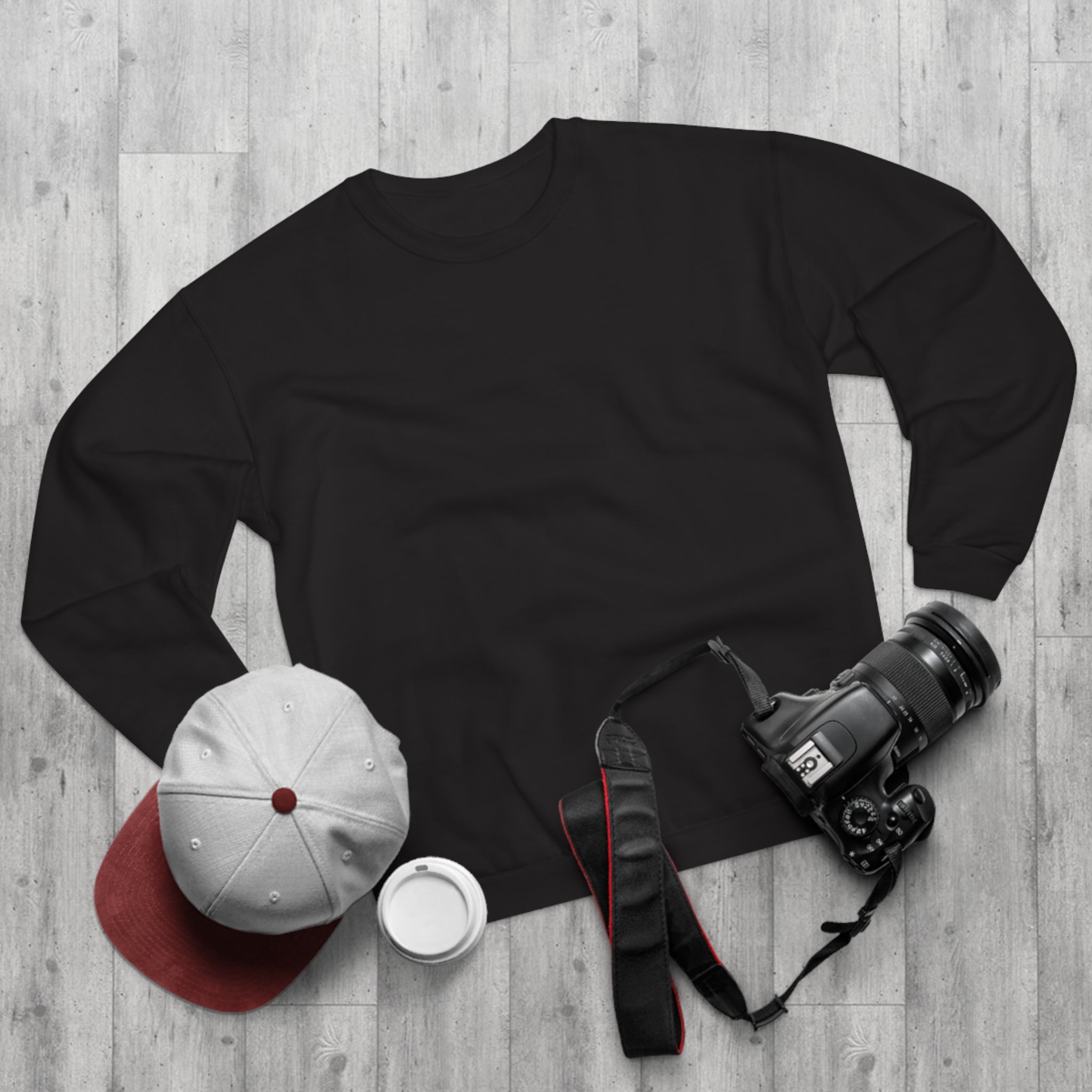 Classic White Crewneck Sweatshirt — Minimal Everyday Pullover