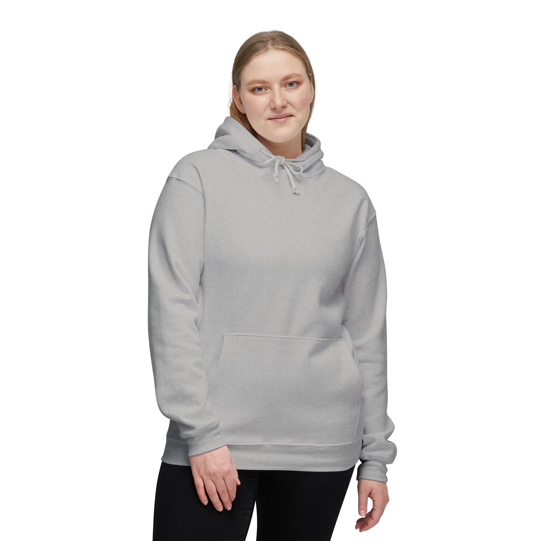 Classic White Hoodie — Made in USA Unisex Hooded Sweatshirt