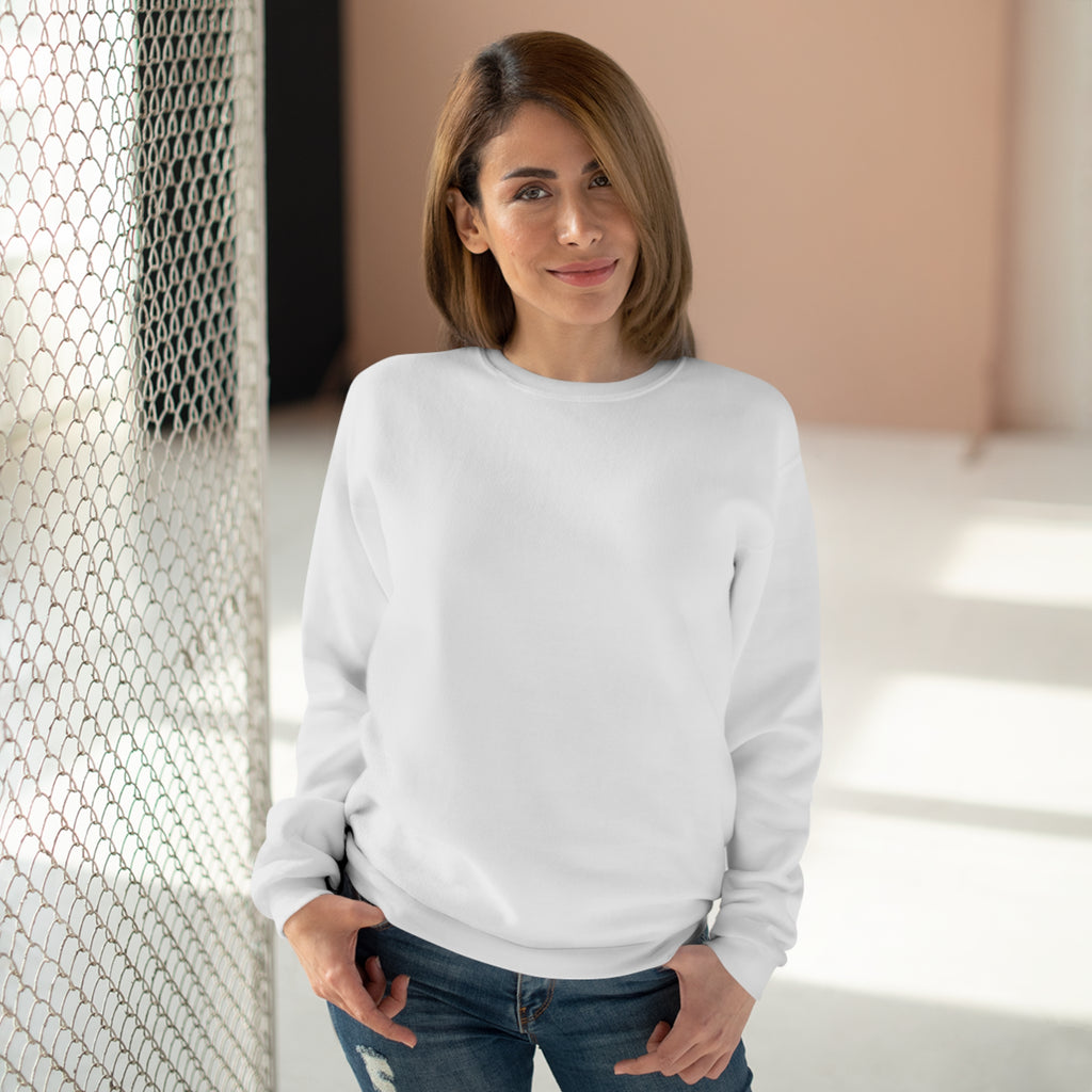 Classic White Crewneck Sweatshirt — Minimal Everyday Pullover