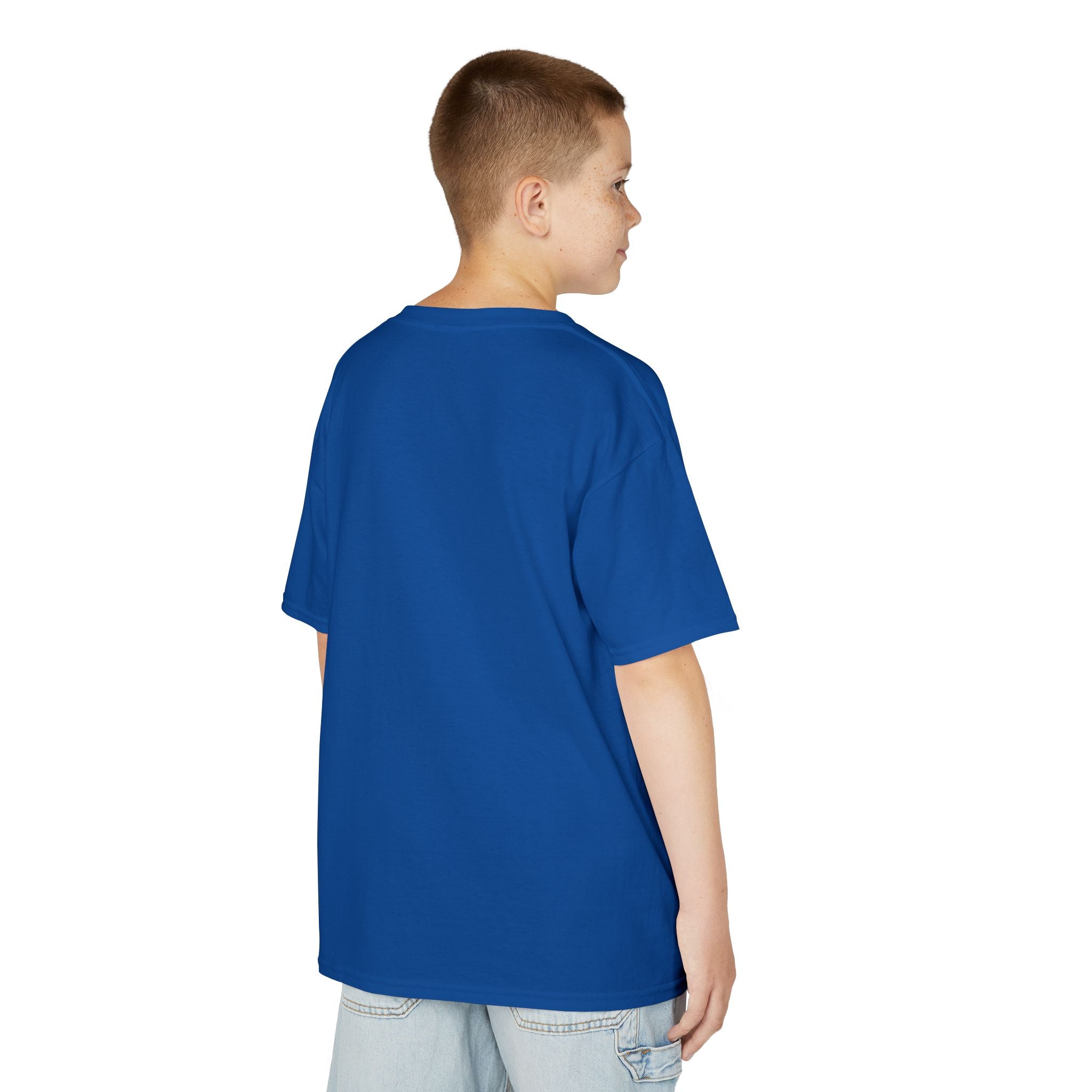 Kids T-Shirt — Plain White Heavy Cotton Tee for Boys & Girls