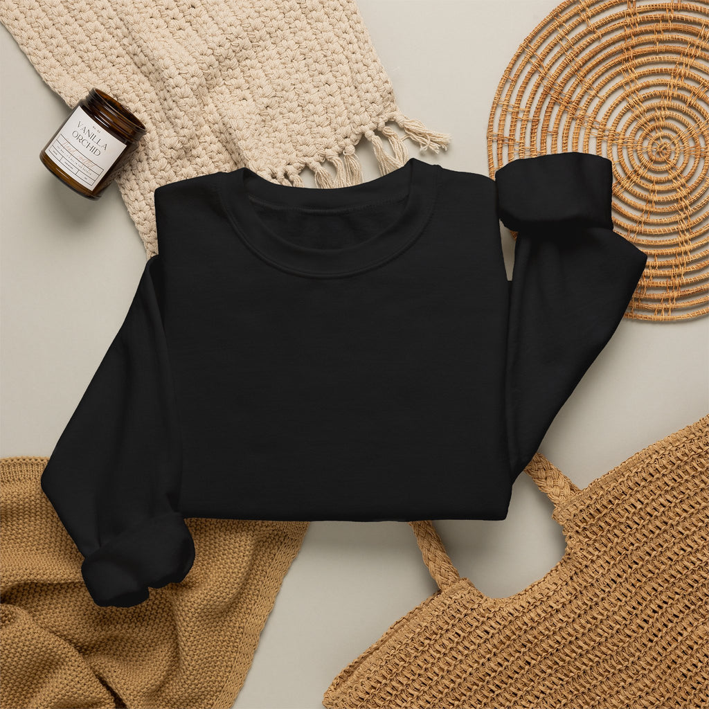 Classic White Crewneck Sweatshirt