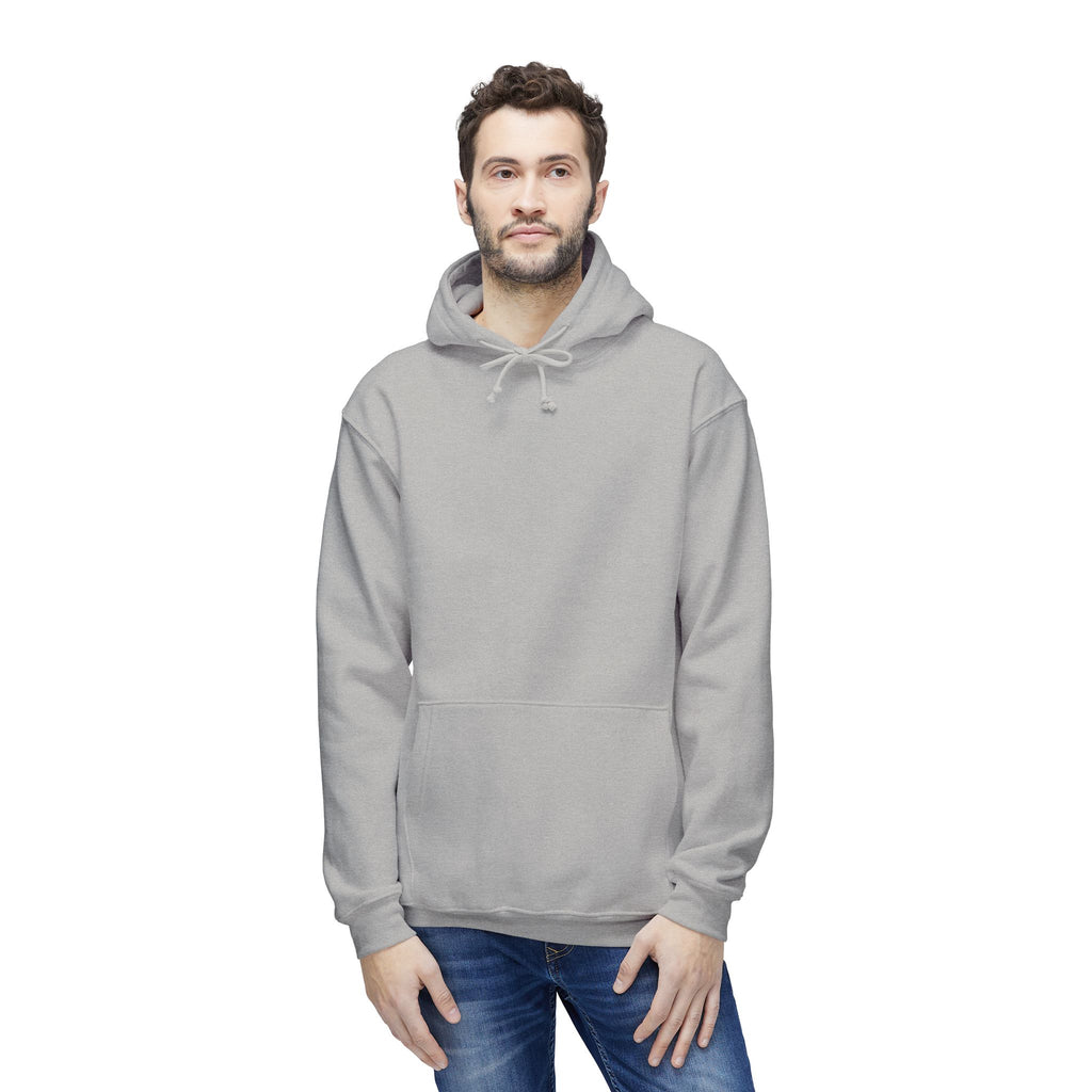 Classic White Hoodie — Made in USA Unisex Hooded Sweatshirt