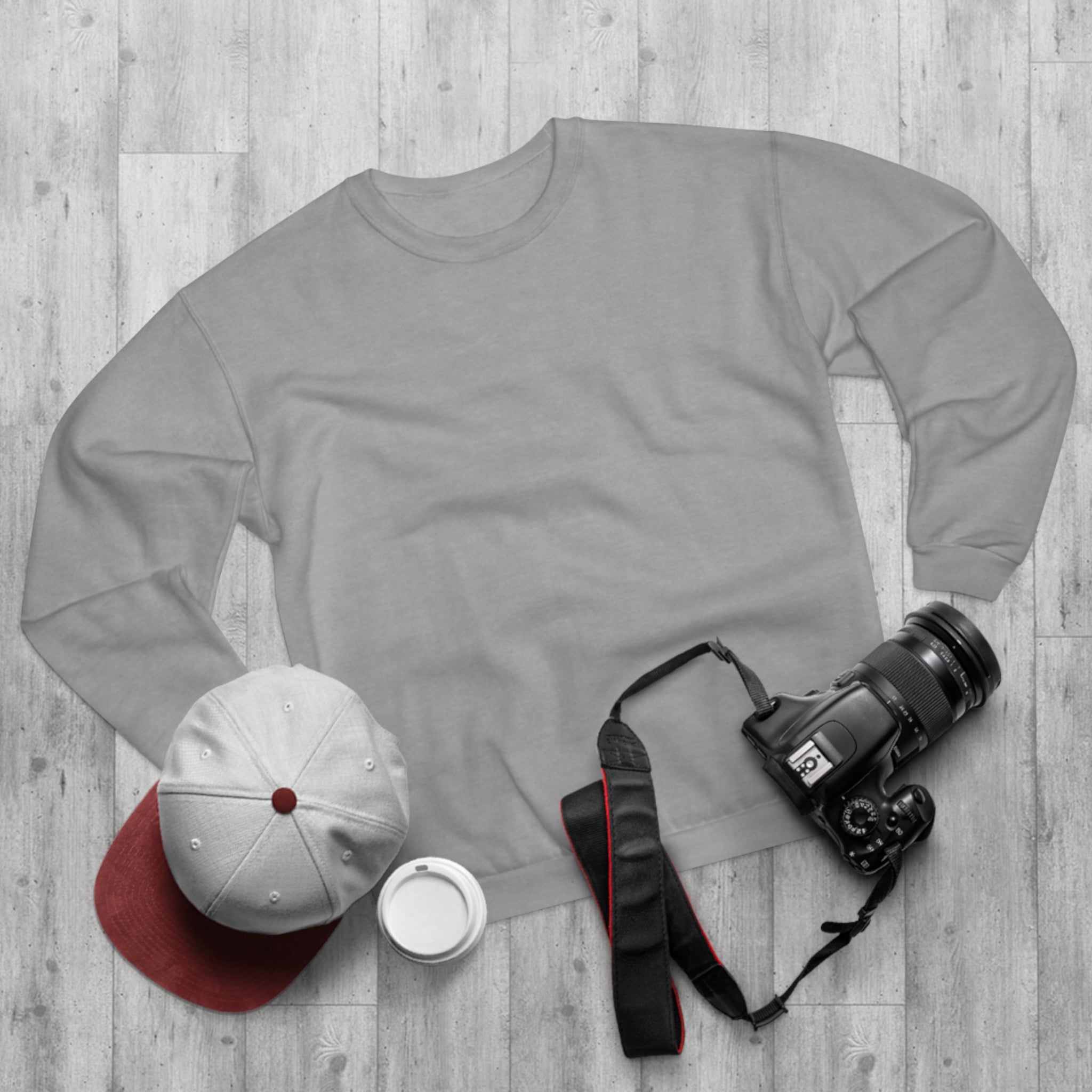 Classic White Crewneck Sweatshirt — Minimal Everyday Pullover