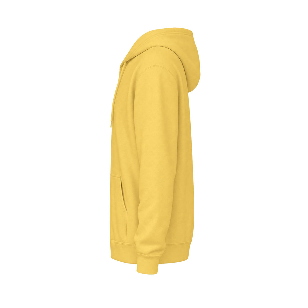 Classic White Fleece Hoodie – Soft Midweight Pullover