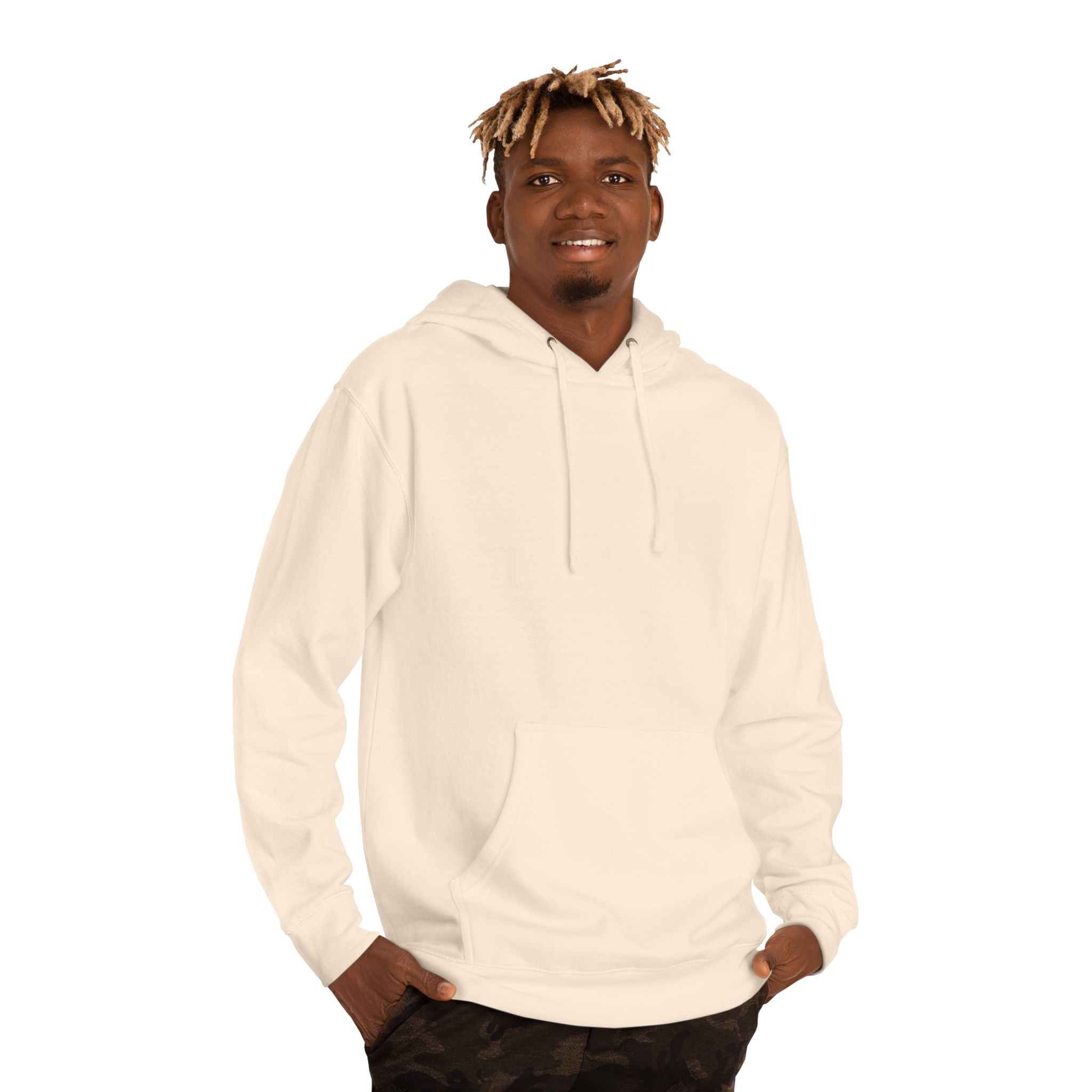 Classic Comfort Hoodie — Plain White Pullover Sweatshirt